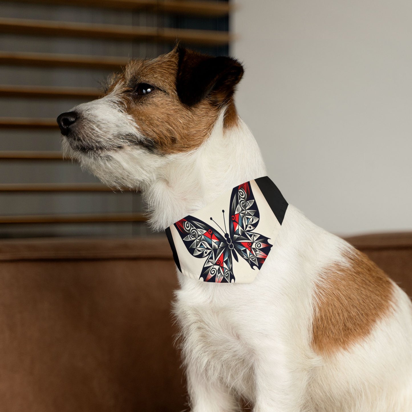 Stylish Pet Bandana Collar for Dogs, Butterfly Design, Trendy Dog Accessory, Perfect for Pets, Pet Fashion, Gift for Dog Lovers