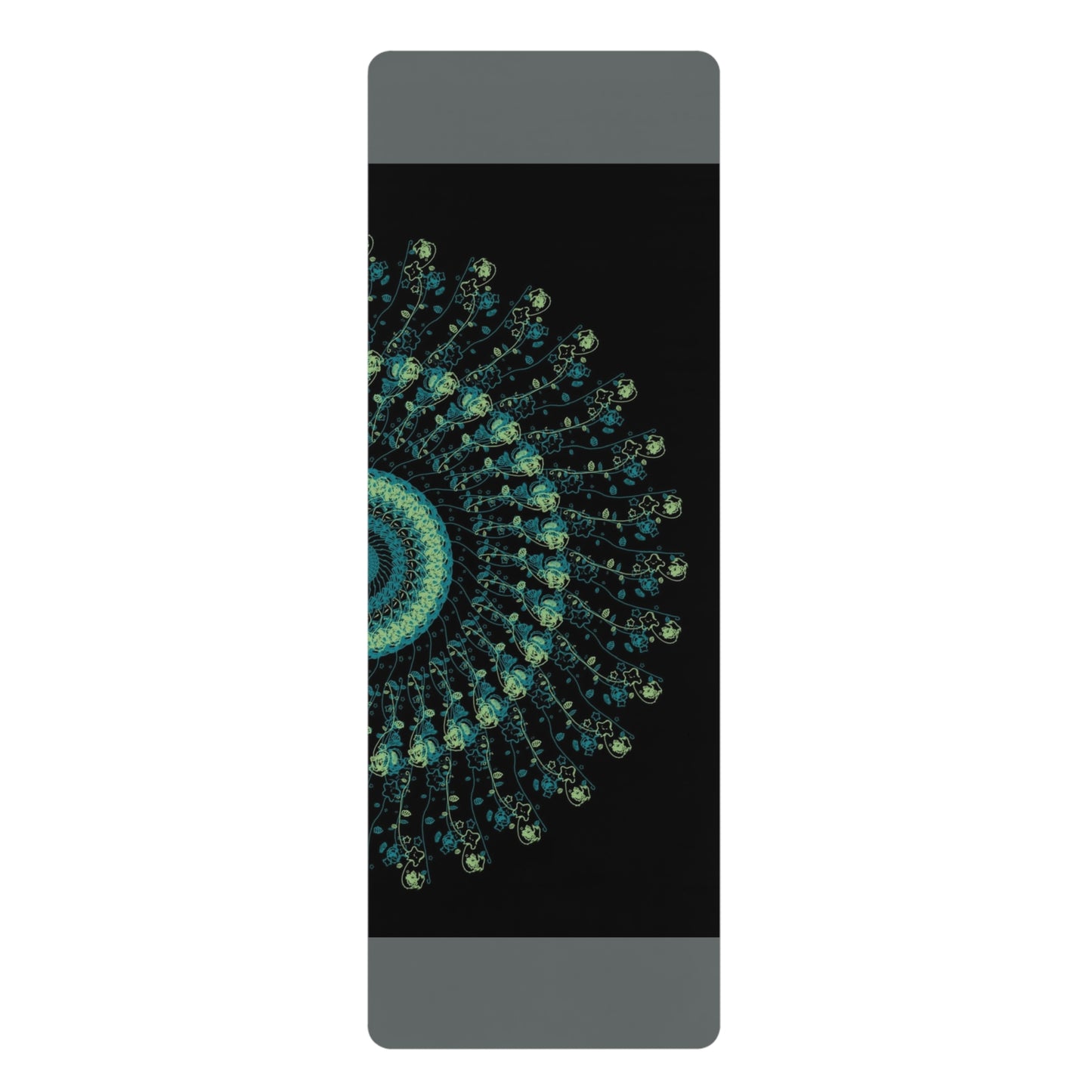Mandala Pattern Rubber Yoga Mat | Non-Slip Exercise Mat for Yoga and Fitness