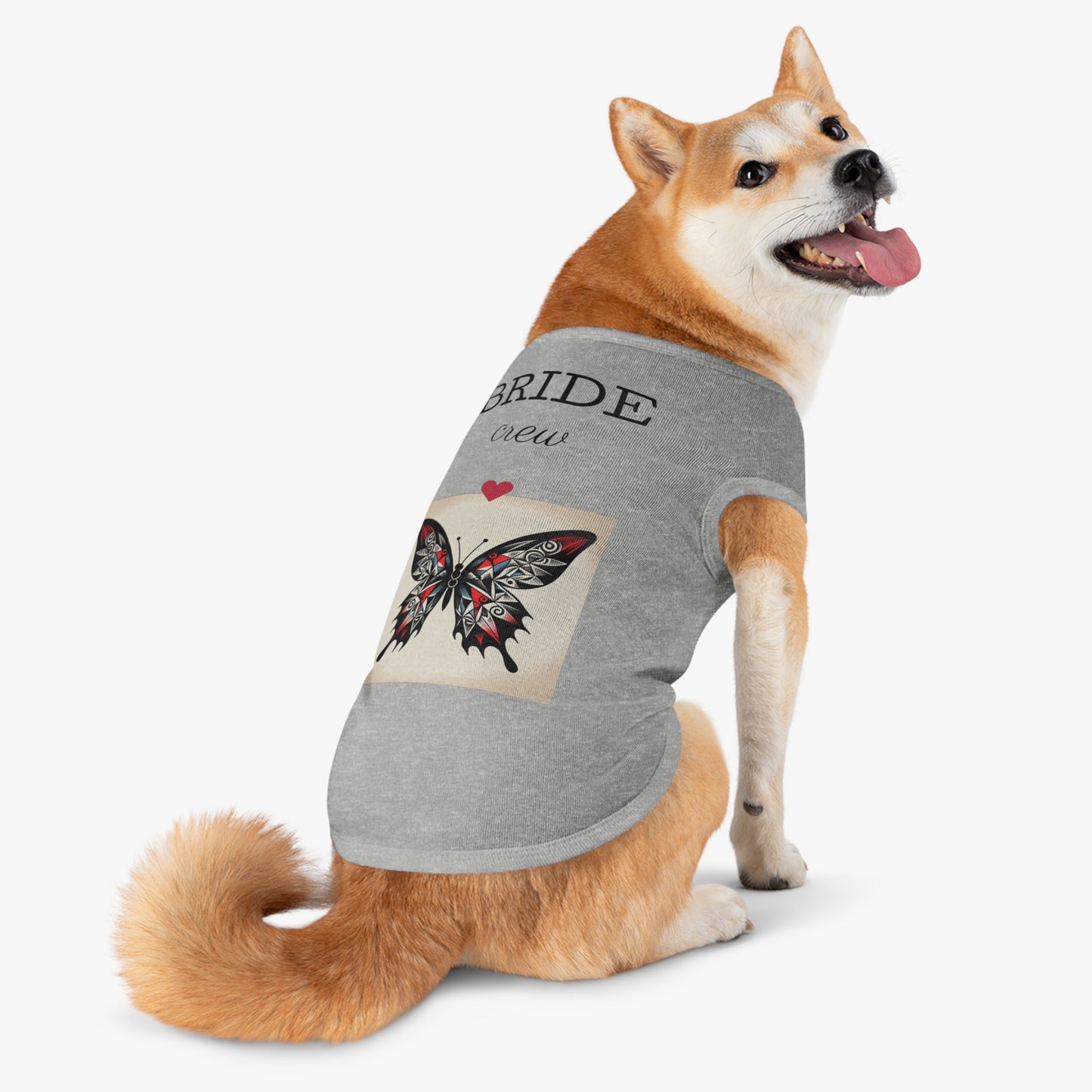 Butterfly Pet Tank Top, Summer Pet Apparel, Cute Dog Shirt, Stylish Cat Tank, Pet Gift for Warm Days, Pet Fashion