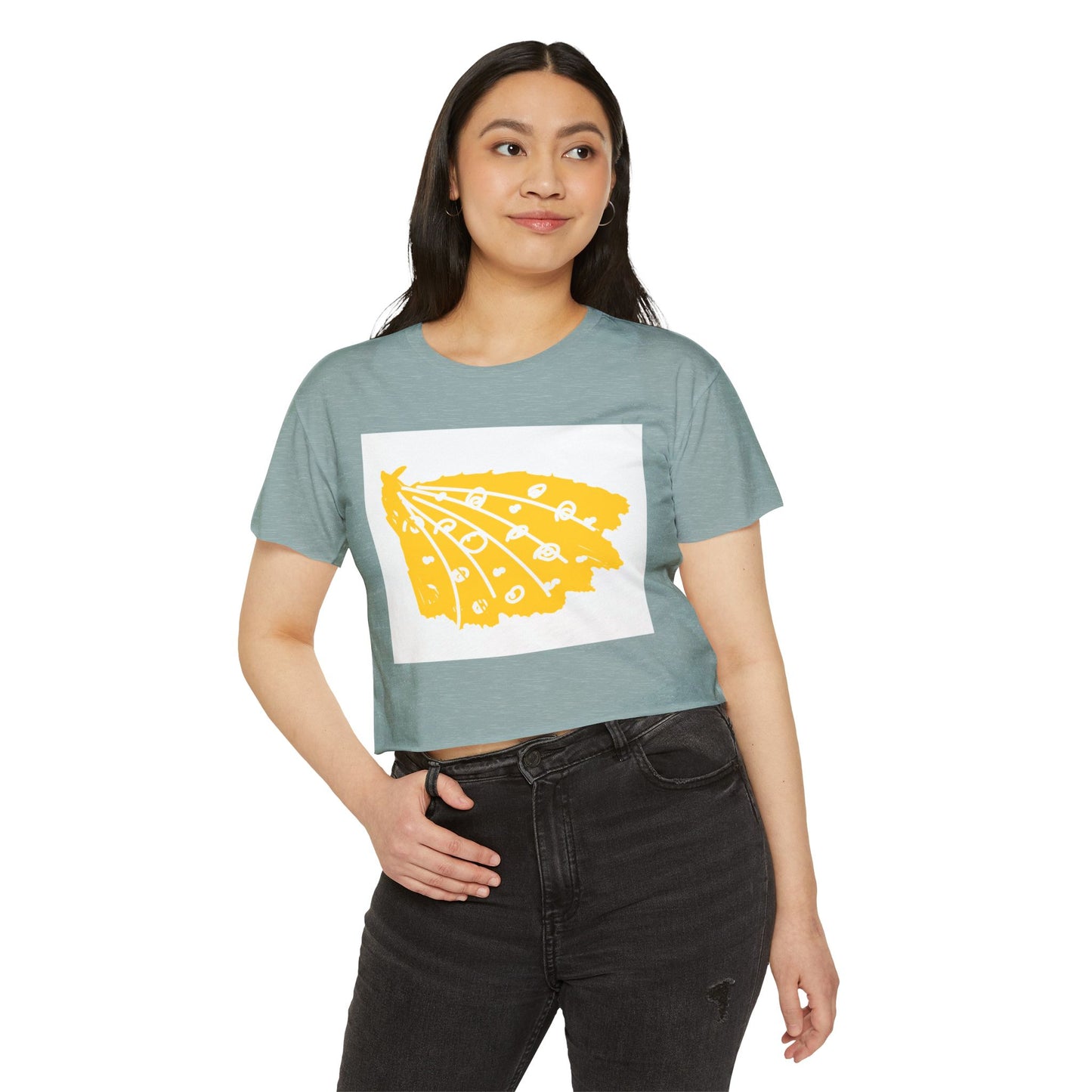 Stylish Women's Festival Crop Top, Boho Chic Tee, Summer Concert Shirt, Casual Wear, Music Festival Outfit