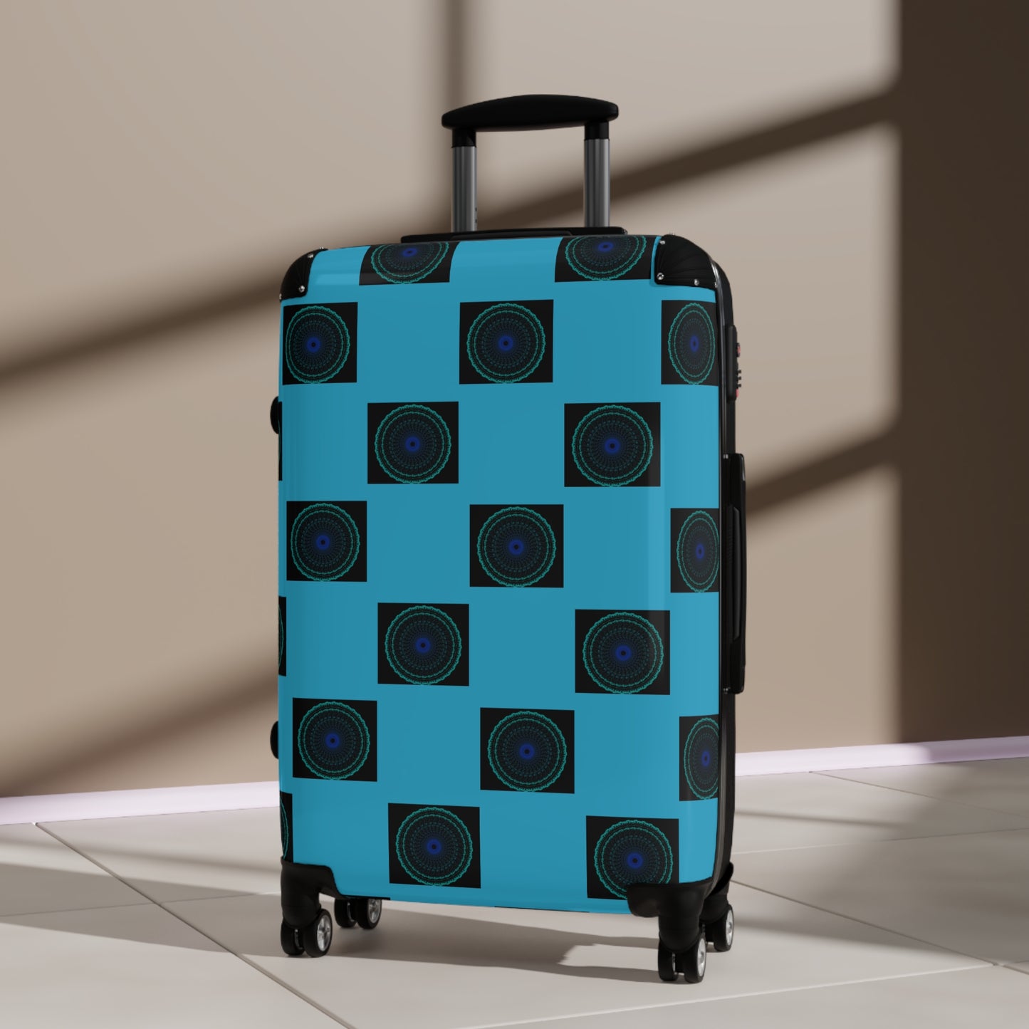 Vibrant Travel Suitcase, Unique Pattern Carry-On, Stylish Luggage for Travelers, Travel Accessories, Gift for Adventurers