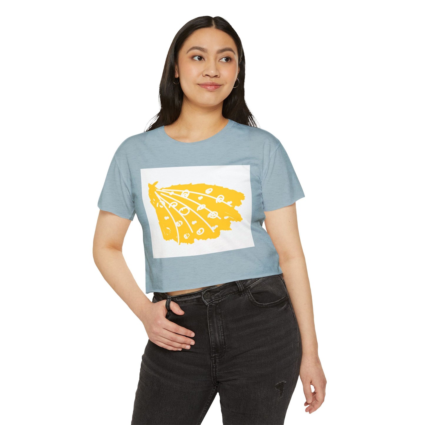 Stylish Women's Festival Crop Top, Boho Chic Tee, Summer Concert Shirt, Casual Wear, Music Festival Outfit