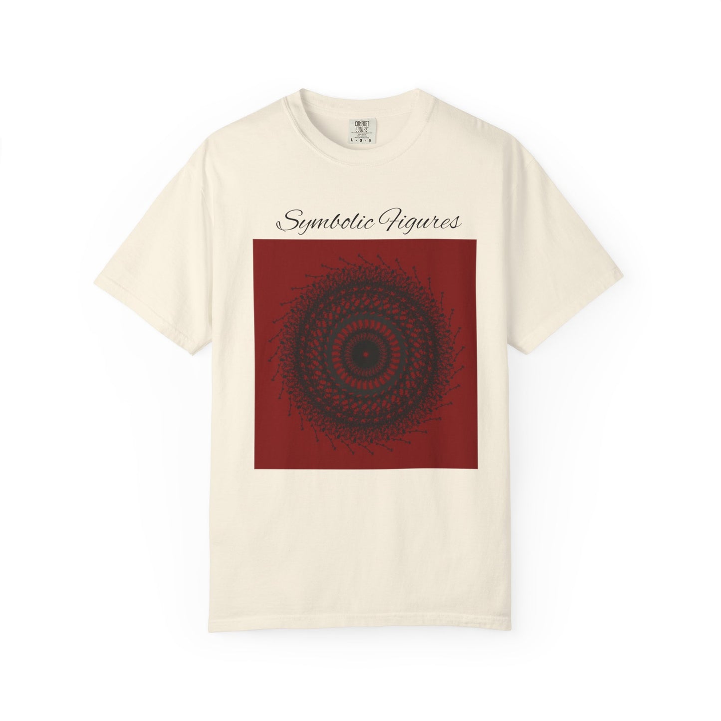 Symbolic Figures Unisex Garment-Dyed T-Shirt - Bohemian Style for Art Lovers