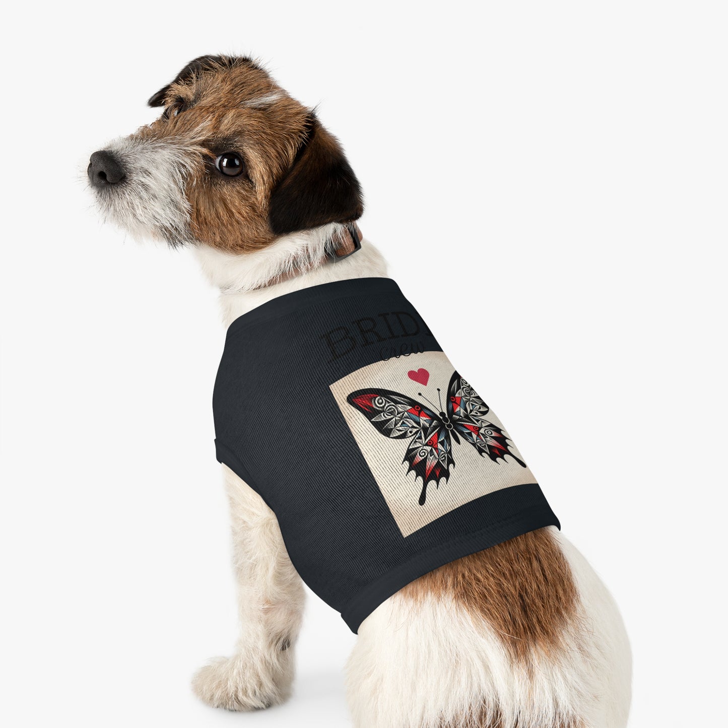 Butterfly Pet Tank Top, Summer Pet Apparel, Cute Dog Shirt, Stylish Cat Tank, Pet Gift for Warm Days, Pet Fashion