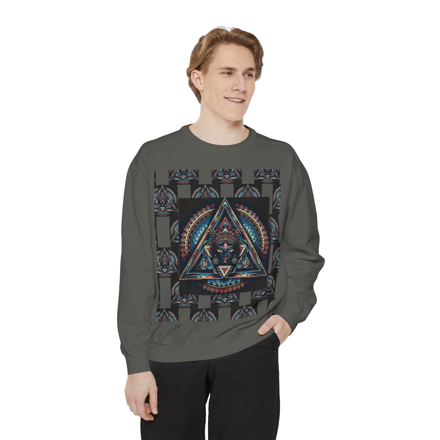 Bohemian Graphic Sweatshirt - Unisex Cozy Fashion, Perfect Gift for Yoga Lovers, Art Enthusiasts, Casual Wear, Festival Apparel