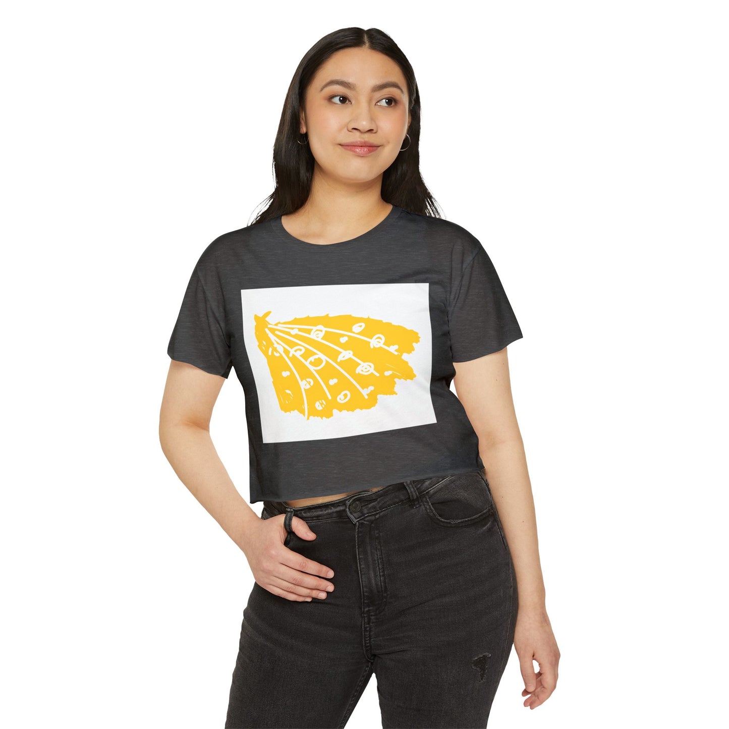Stylish Women's Festival Crop Top, Boho Chic Tee, Summer Concert Shirt, Casual Wear, Music Festival Outfit