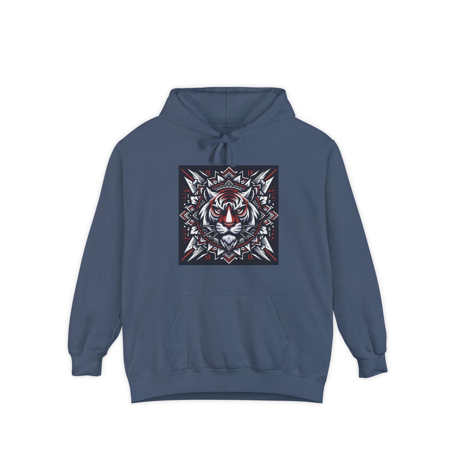 Fearless Tiger Design Hoodie, Cozy Unisex Hoodie, Gift for Him/Her, Stylish Casual Wear, Cool Streetwear