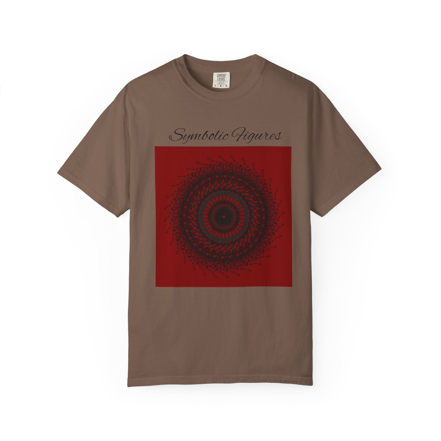 Symbolic Figures Unisex Garment-Dyed T-Shirt - Bohemian Style for Art Lovers