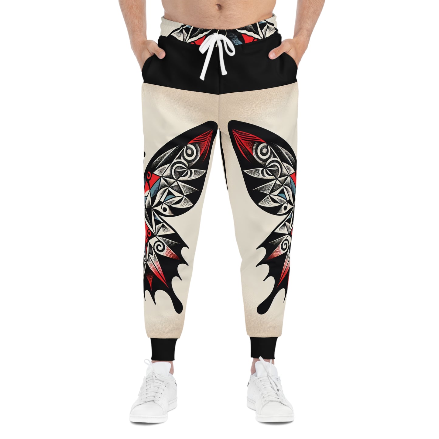 Stylish Butterfly Athletic Joggers, Fitness Wear, Workout Pants, Casual Joggers, Gift for Active Lifestyle