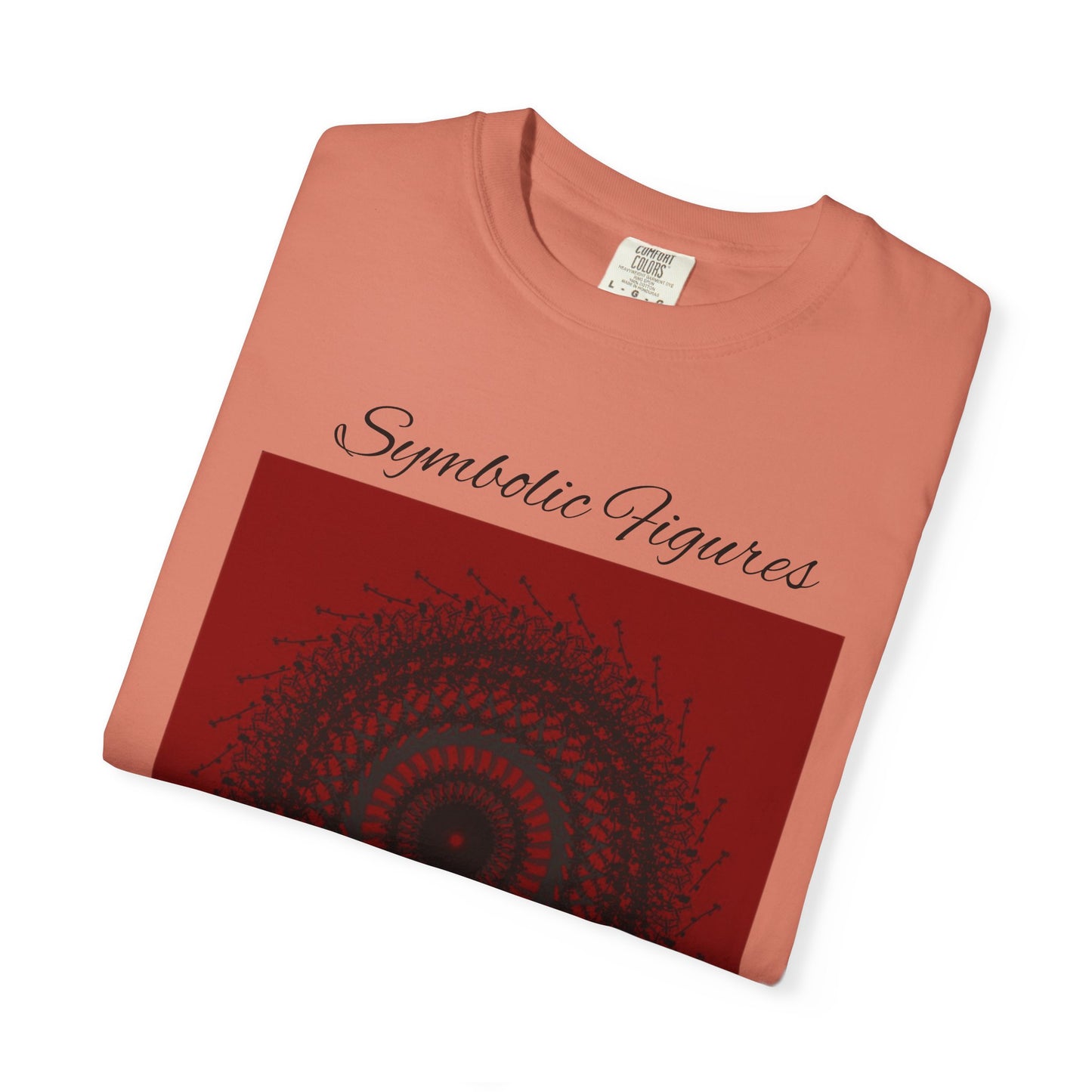 Symbolic Figures Unisex Garment-Dyed T-Shirt - Bohemian Style for Art Lovers