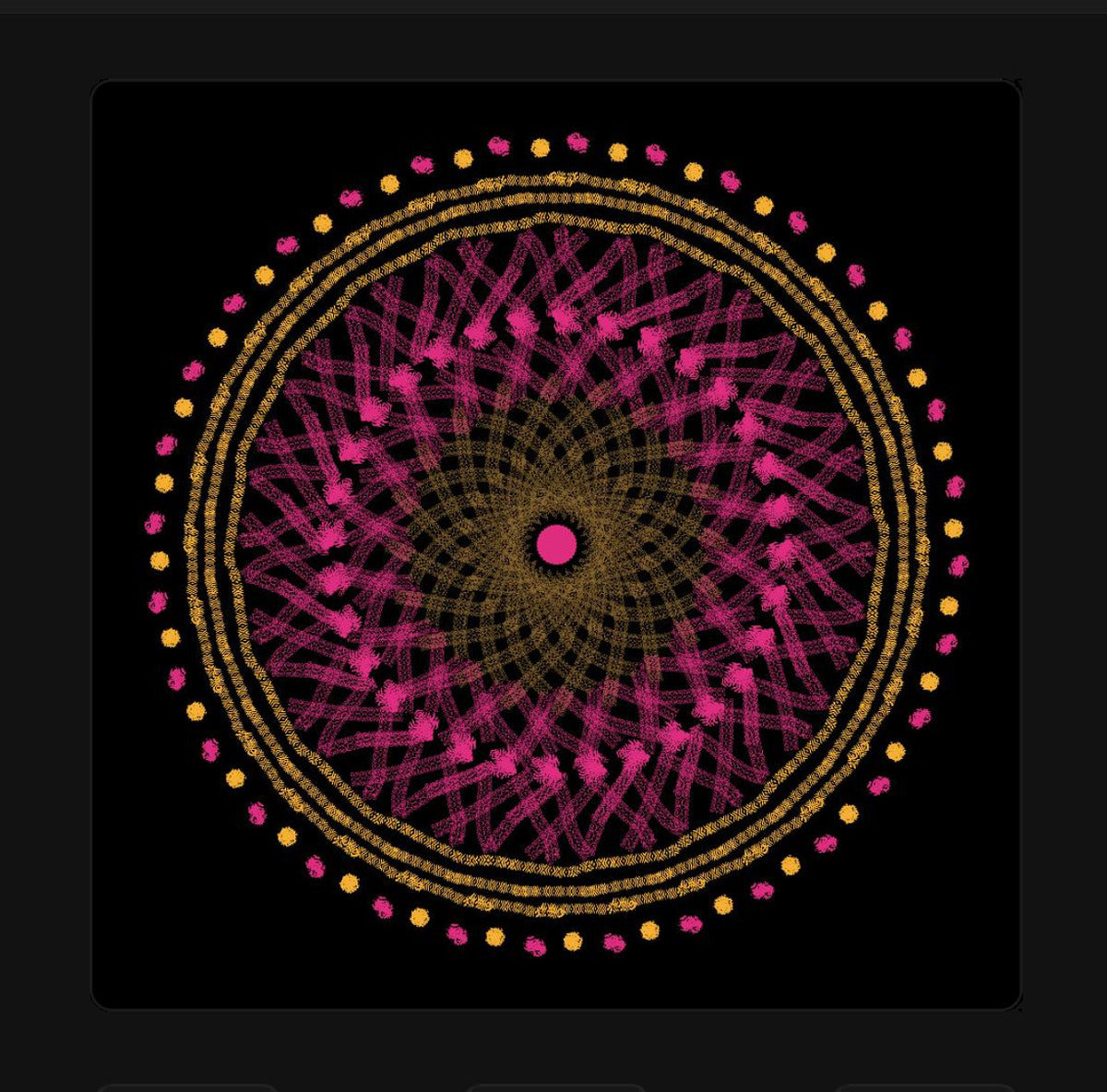 Rangoli Designs – LV 016. **Inspiration Source**: Inspired by profound spiritual symbolism, it's a daily reminder of personal growth and enlightenment.