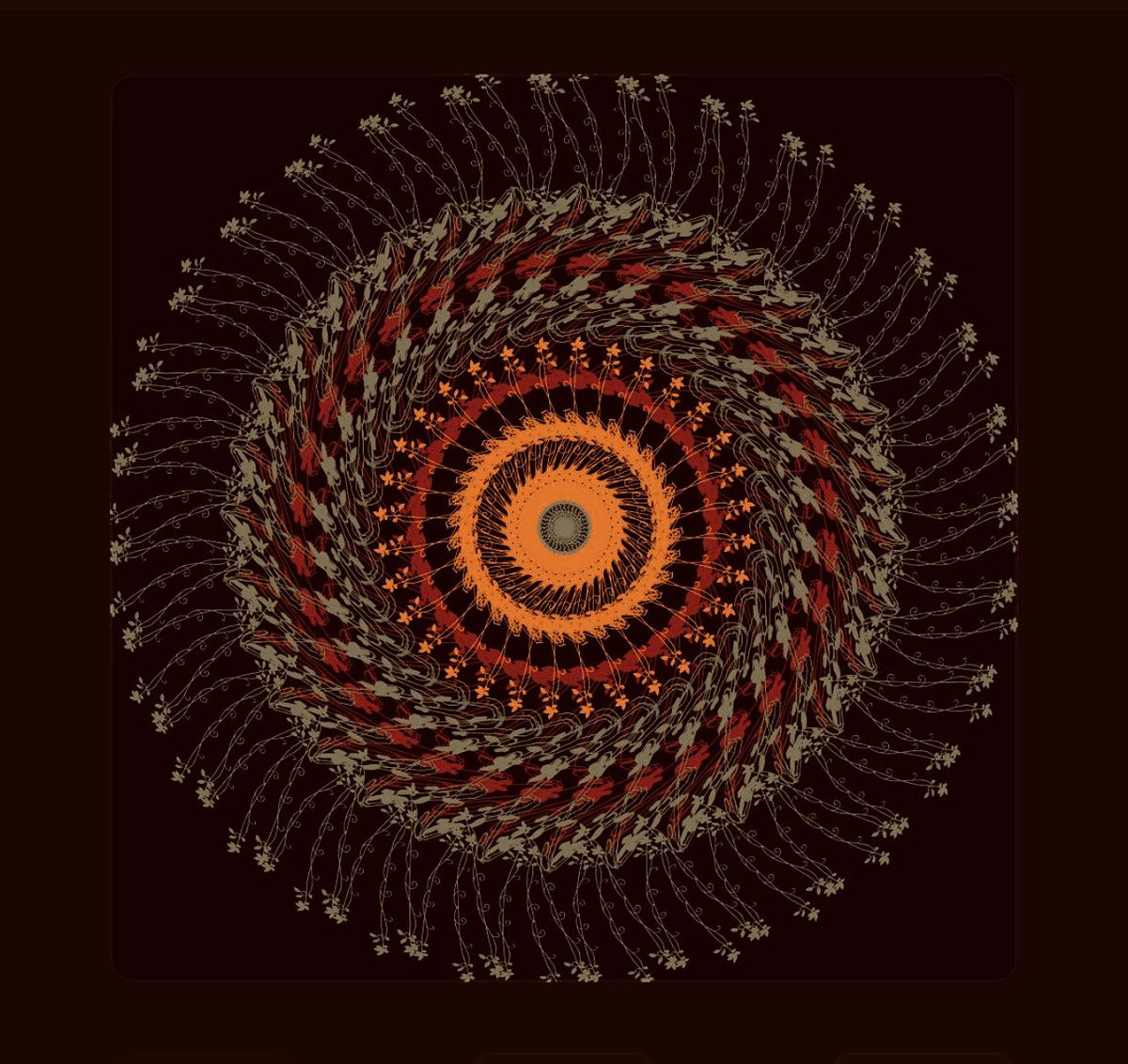 SE Celestial Harp- The **Celestial Harp Mandala** offers a melodious balance of elegance and grace. Let its celestial design harmonize your space, filling it with vibrations of clarity, serenity, and soul-fostering tranquility