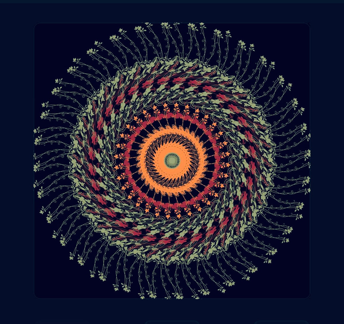 SE Mystical Petals- Discover the enchanting allure of the **Mystical Petals Mandala**. Its intricate design unfolds like petals of a lotus, revealing layers of wisdom and clarity, perfect for nurturing an enlightened mind.