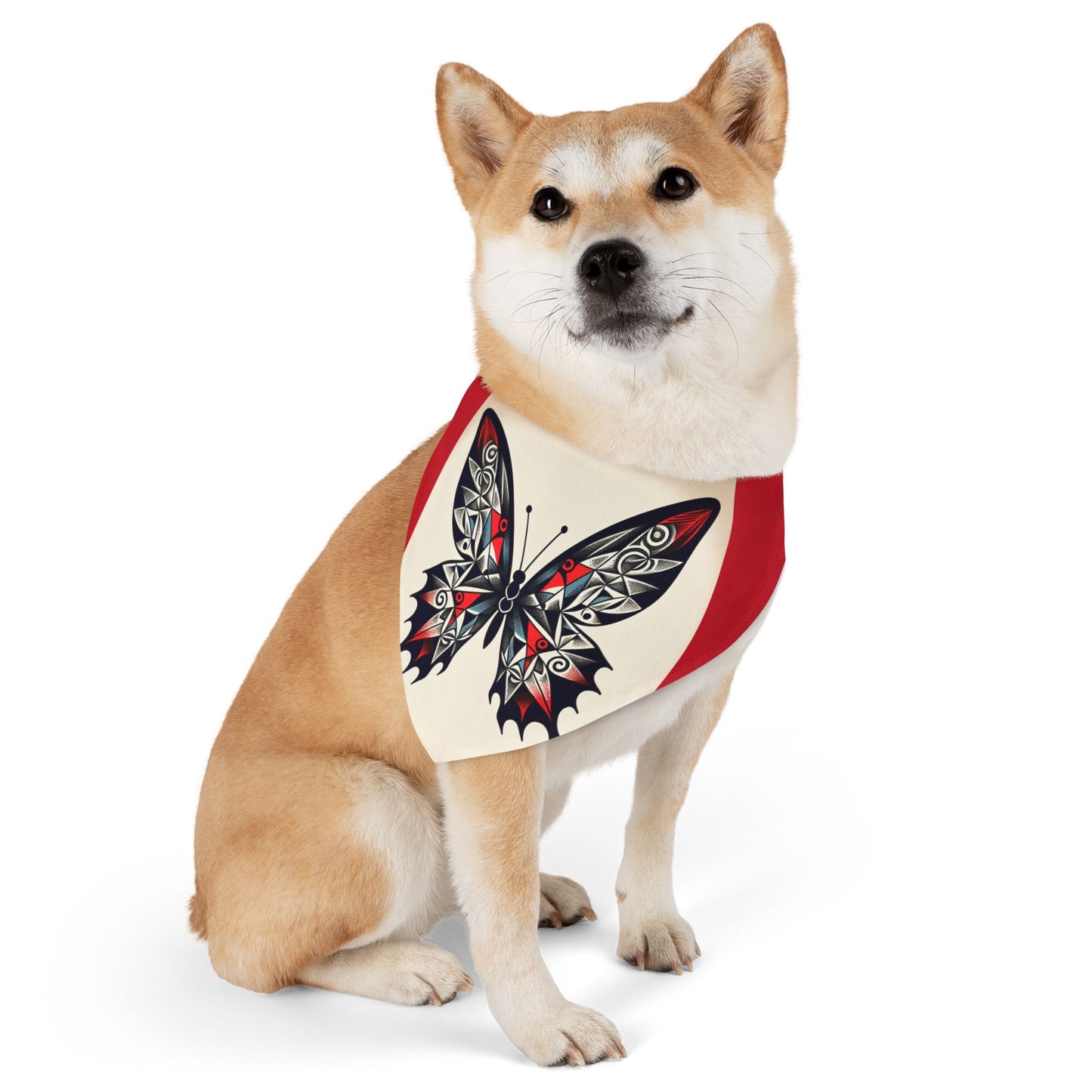 Stylish Pet Bandana Collar for Dogs, Butterfly Design, Trendy Dog Accessory, Perfect for Pets, Pet Fashion, Gift for Dog Lovers
