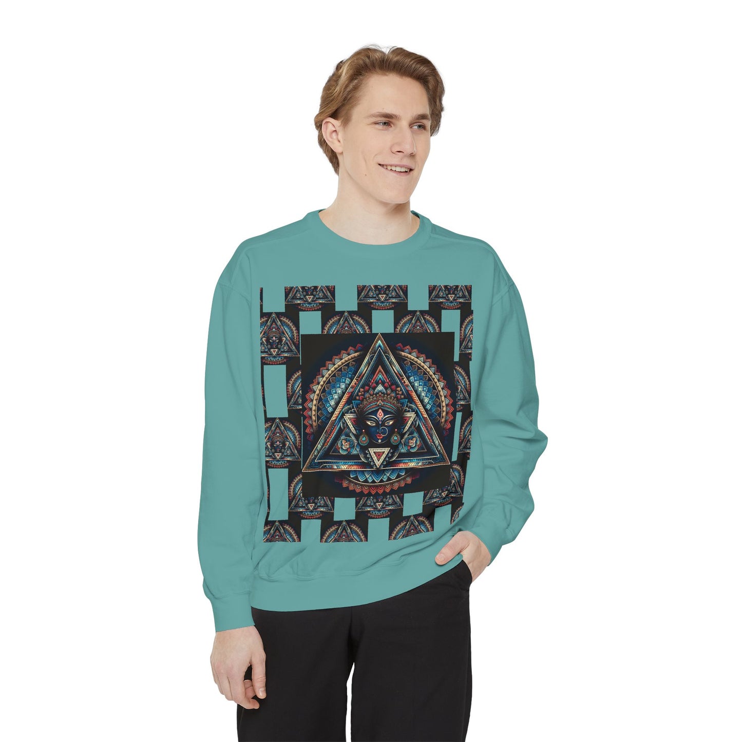 Bohemian Graphic Sweatshirt - Unisex Cozy Fashion, Perfect Gift for Yoga Lovers, Art Enthusiasts, Casual Wear, Festival Apparel