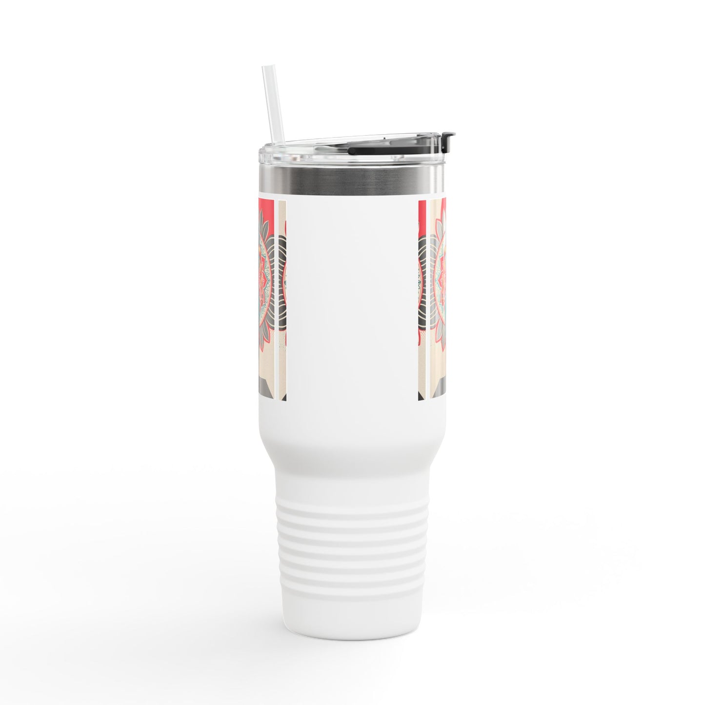 Stylish Insulated Travel Mug, 40oz - Perfect for Outdoor Adventures, Office Use, Gifts & Celebrations, Fun Art Design