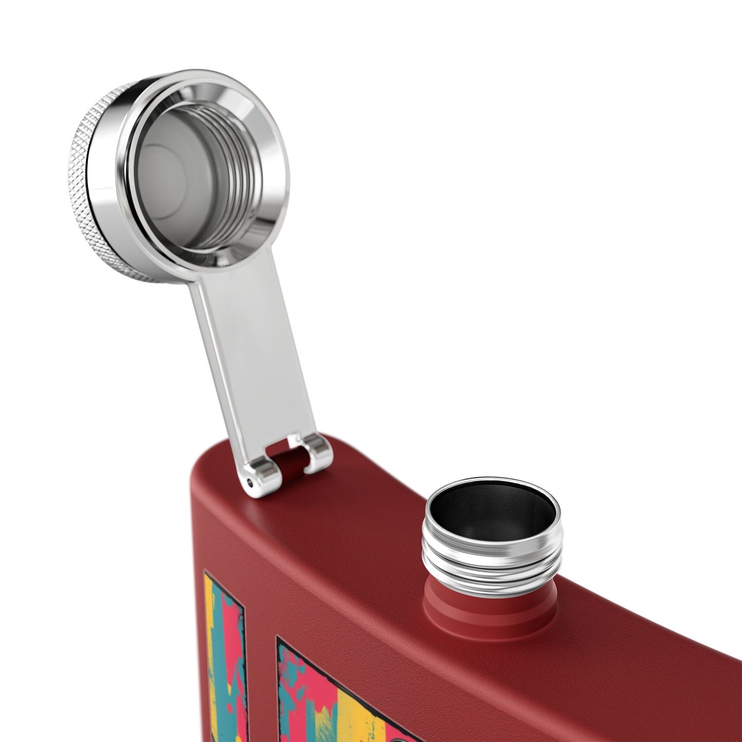 Colorful Yoga Stainless Steel Flask - Perfect for Meditation, Travel, Gifts, Outdoor Adventures, or Celebrations