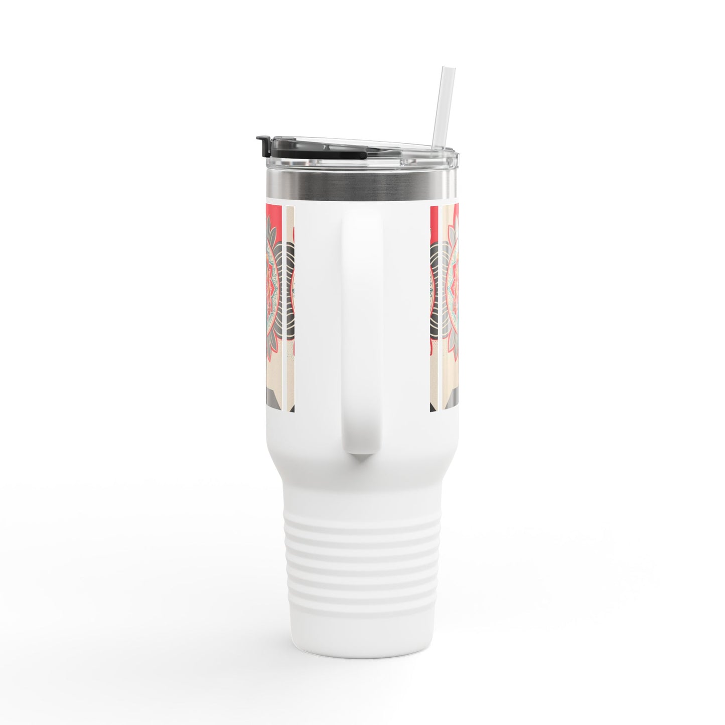 Stylish Insulated Travel Mug, 40oz - Perfect for Outdoor Adventures, Office Use, Gifts & Celebrations, Fun Art Design