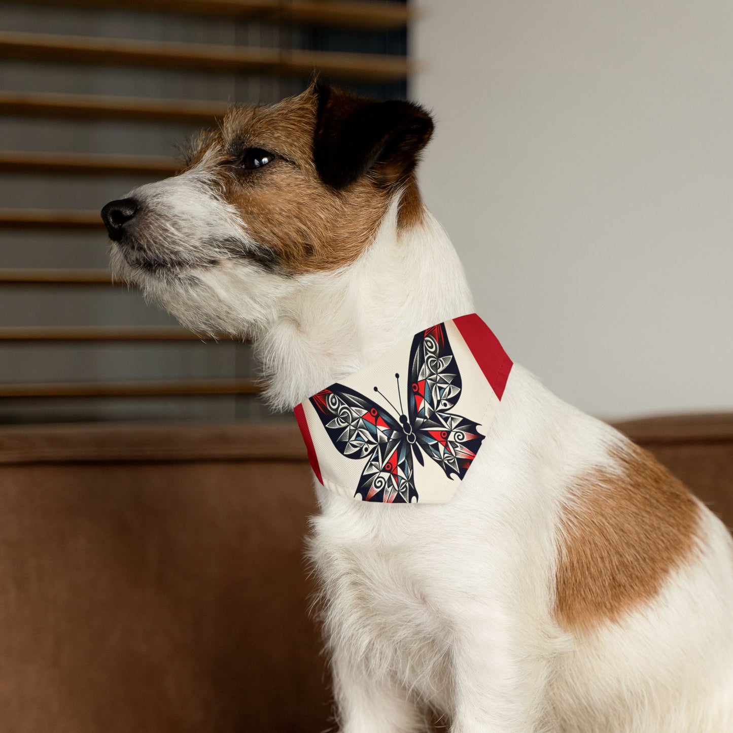 Stylish Pet Bandana Collar for Dogs, Butterfly Design, Trendy Dog Accessory, Perfect for Pets, Pet Fashion, Gift for Dog Lovers