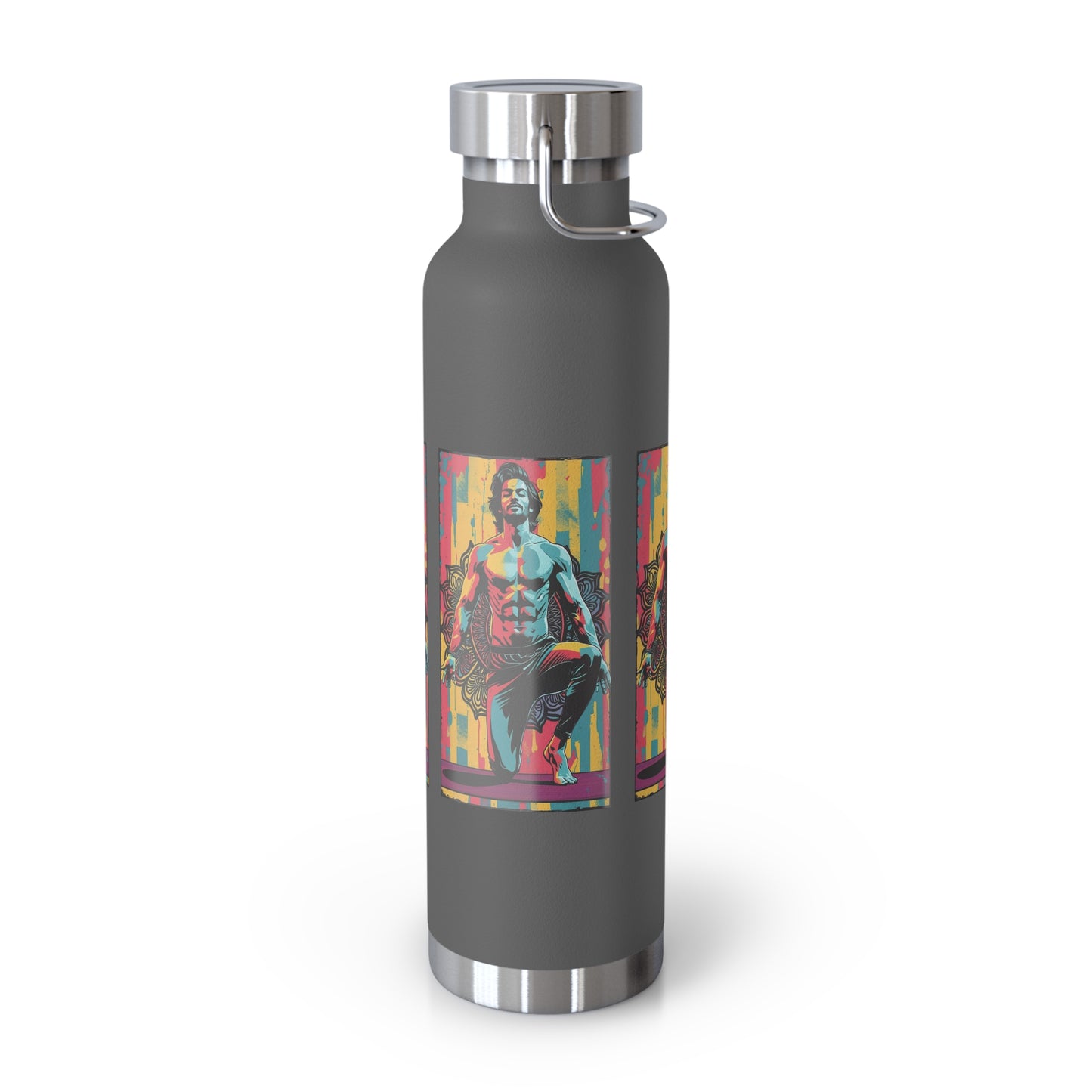 Colorful Insulated Water Bottle - 22oz - Perfect for Fitness, Travel, Hydration, Gifts & Eco-Conscious Living