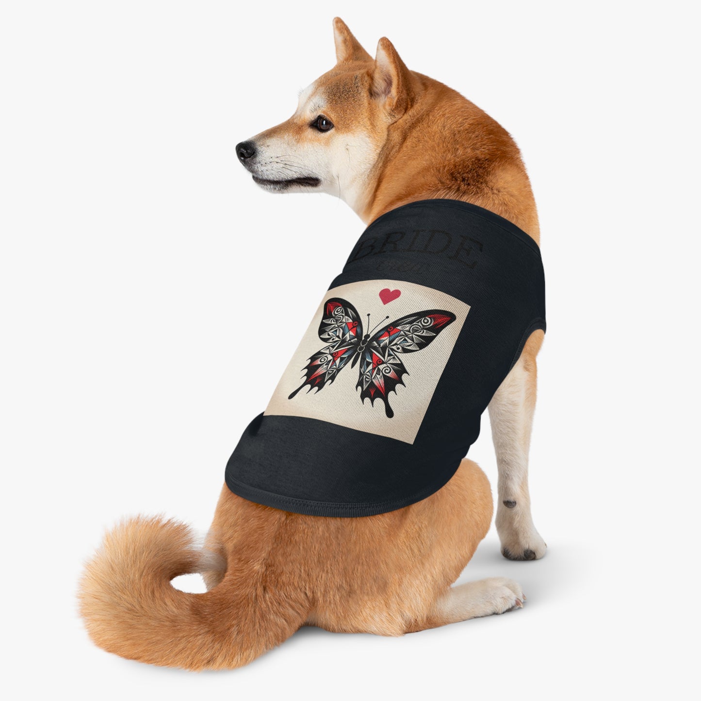 Butterfly Pet Tank Top, Summer Pet Apparel, Cute Dog Shirt, Stylish Cat Tank, Pet Gift for Warm Days, Pet Fashion