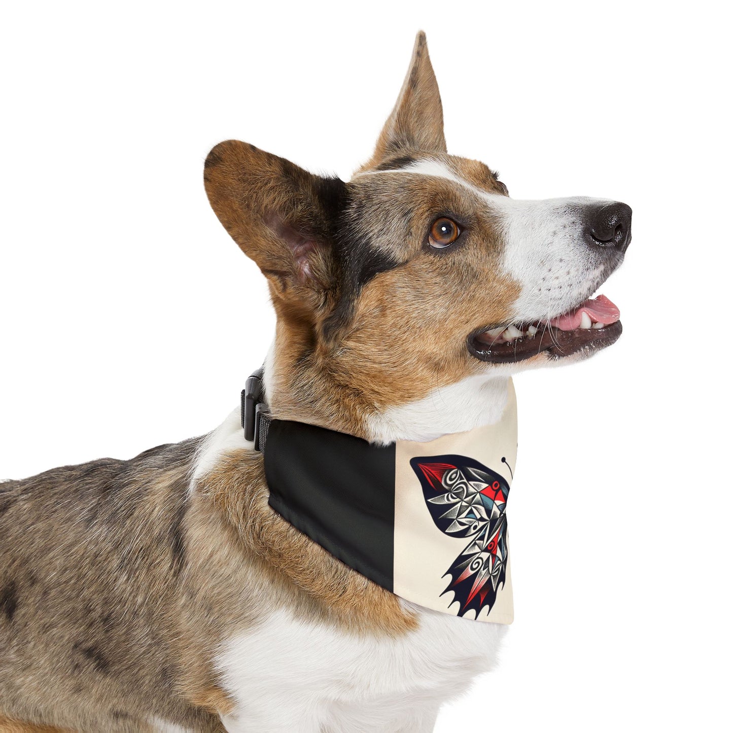 Stylish Pet Bandana Collar for Dogs, Butterfly Design, Trendy Dog Accessory, Perfect for Pets, Pet Fashion, Gift for Dog Lovers