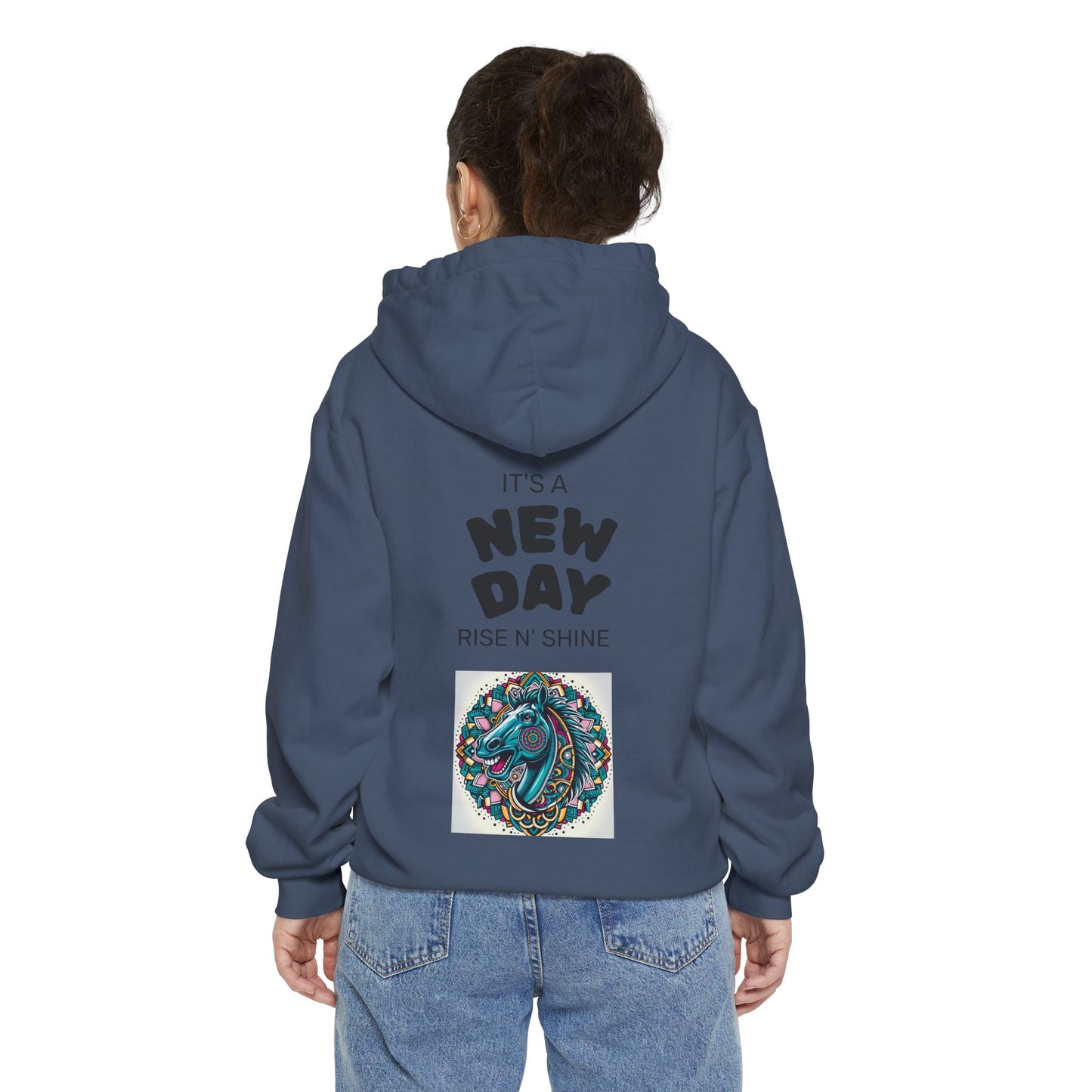 Mustang Design Hoodie, Cozy Unisex Hoodie, Gift for Him/Her, Stylish Casual Wear, Cool Streetwear
