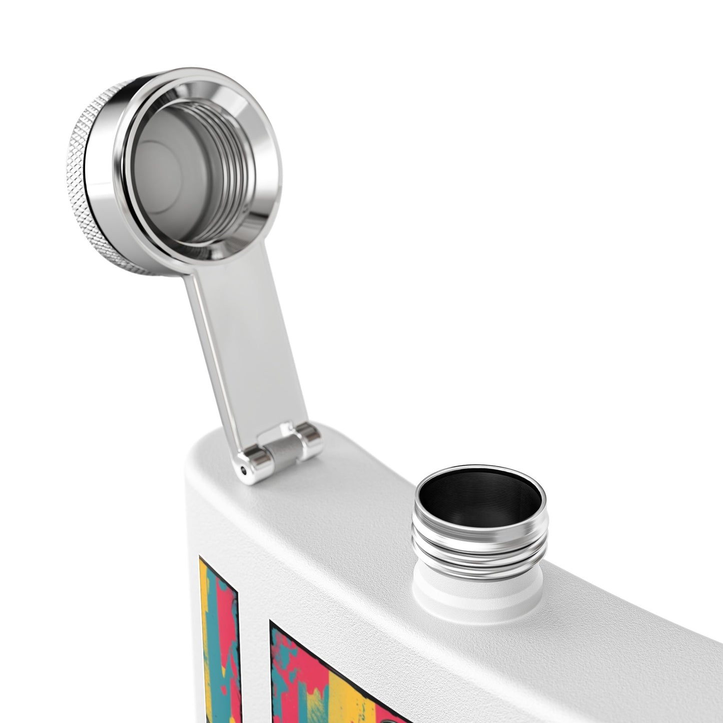 Colorful Yoga Stainless Steel Flask - Perfect for Meditation, Travel, Gifts, Outdoor Adventures, or Celebrations