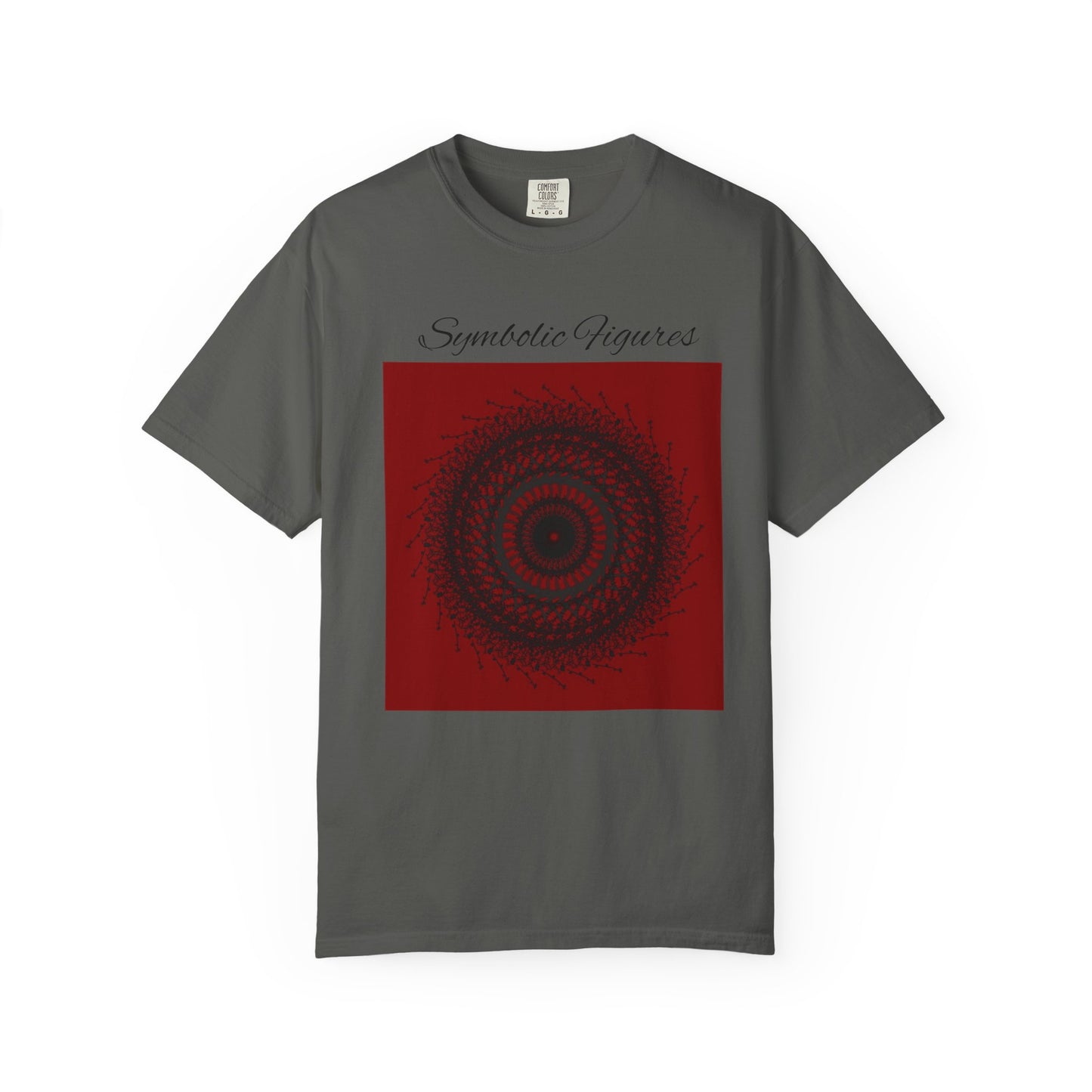 Symbolic Figures Unisex Garment-Dyed T-Shirt - Bohemian Style for Art Lovers