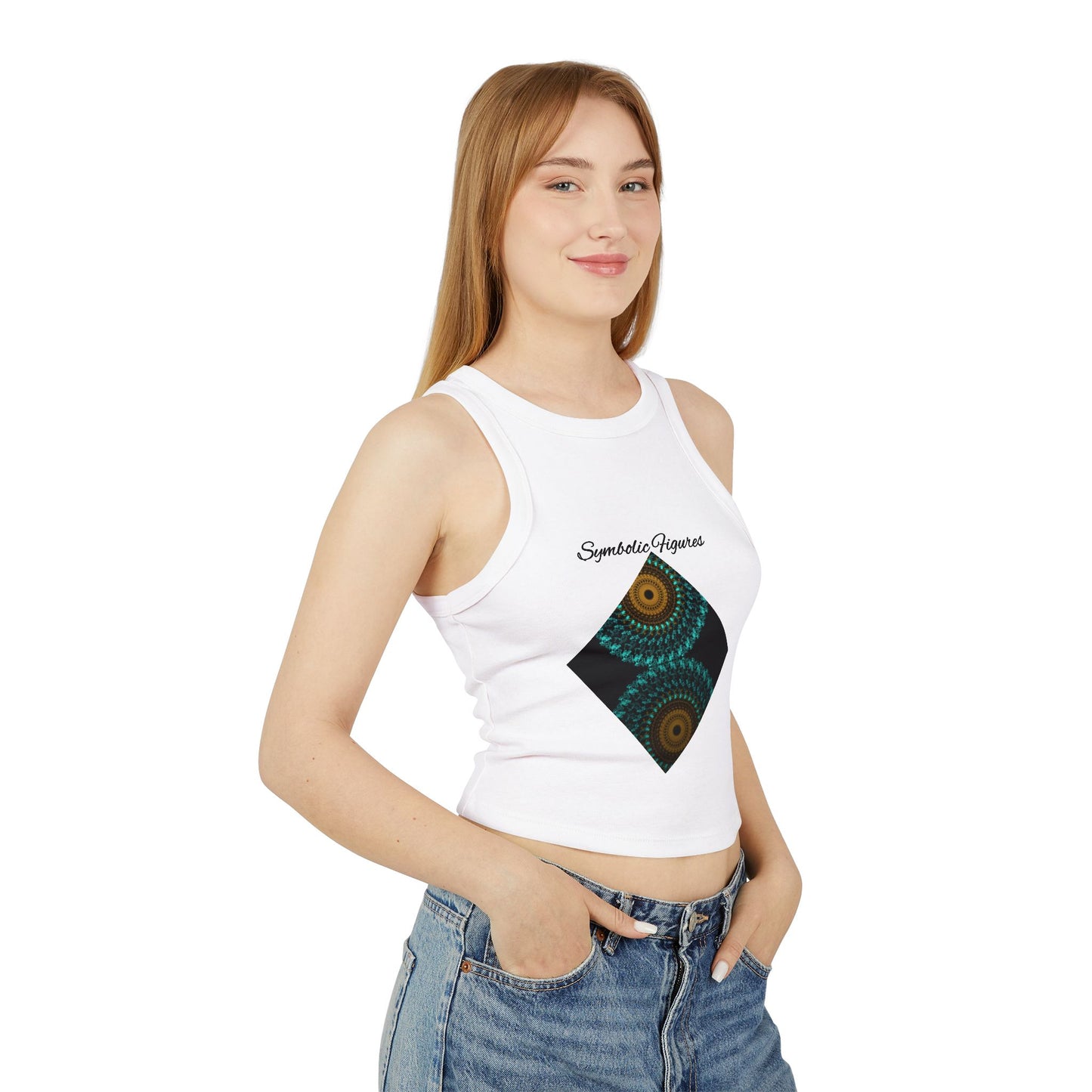 Women's Micro Rib Racer Tank Top