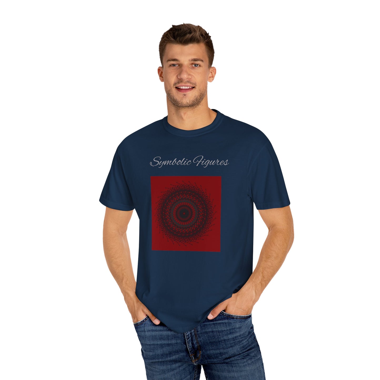 Red Mandala Inspired T-Shirt