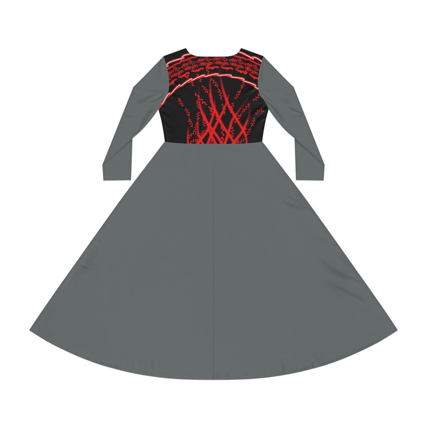 Women's Long Sleeve Dance Dress - Flowing Elegance for Dance Events, Formal Gatherings, Performances, and Celebrations, Artful Fashion