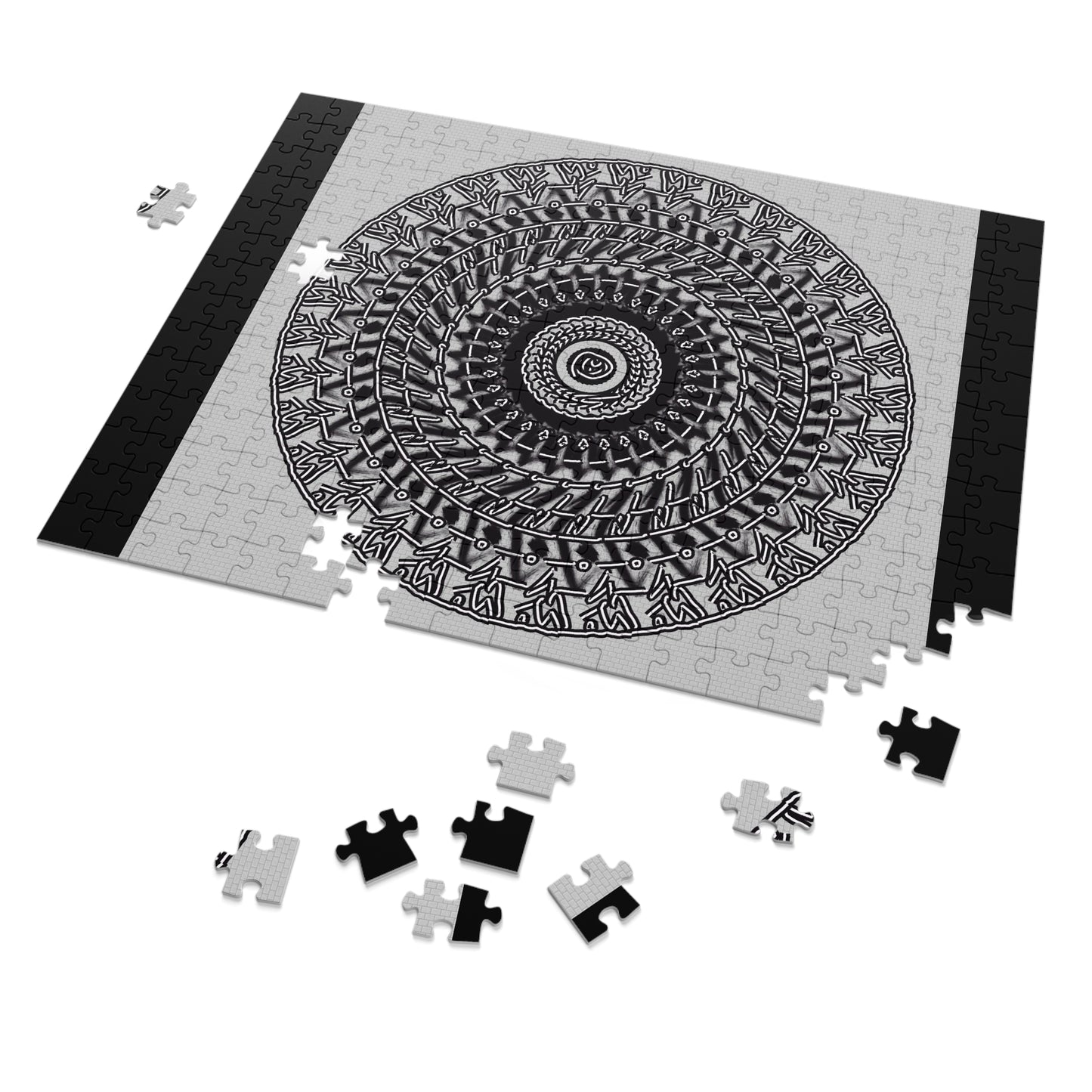 Jigsaw Puzzle with Tin