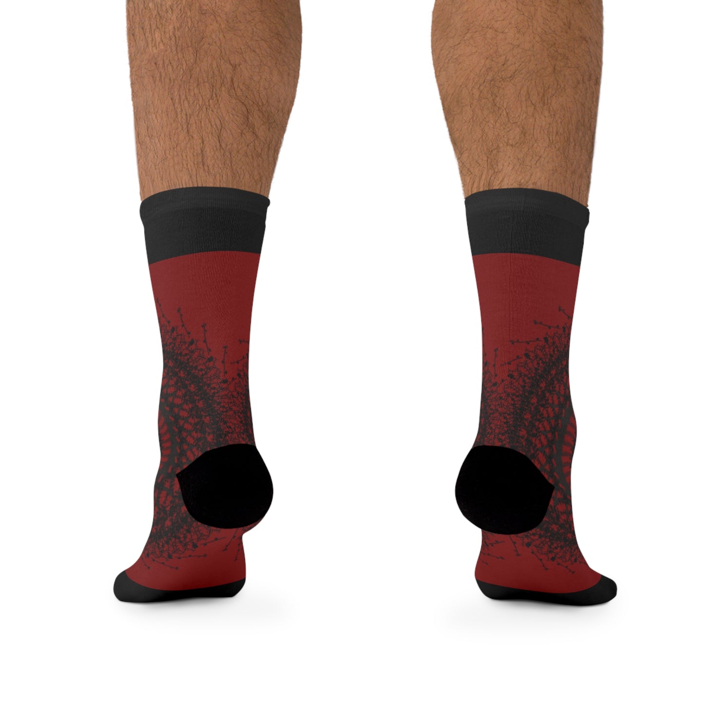 Eco-Friendly Abstract Design Socks | Stylish and Sustainable Footwear