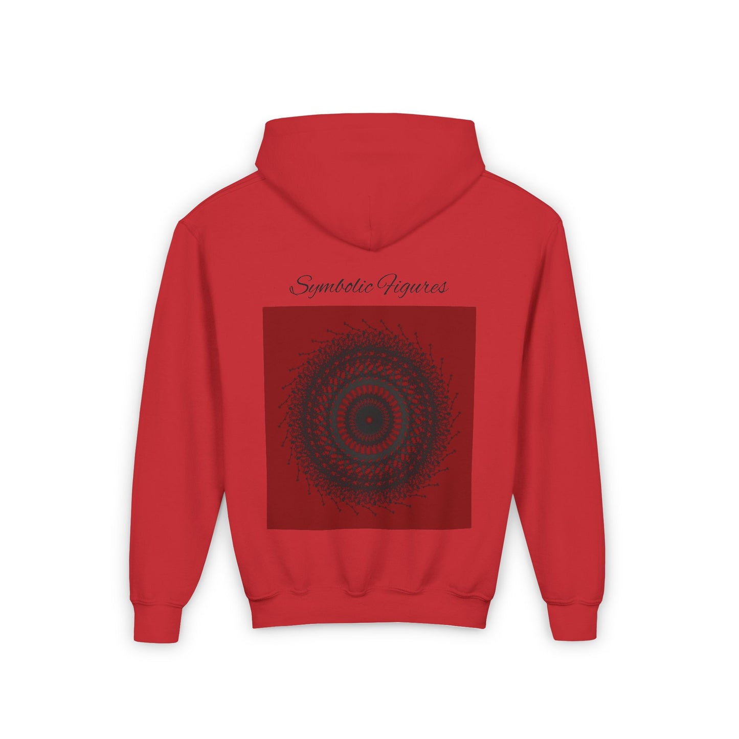 Youth Heavy Blend Hooded Sweatshirt - Symbiotic Figures Design