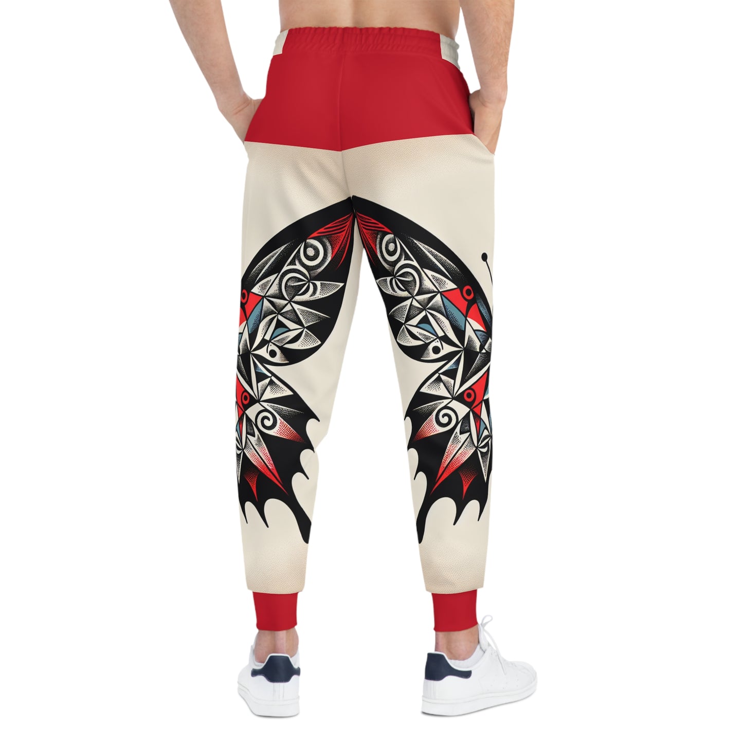 Stylish Butterfly Athletic Joggers, Fitness Wear, Workout Pants, Casual Joggers, Gift for Active Lifestyle