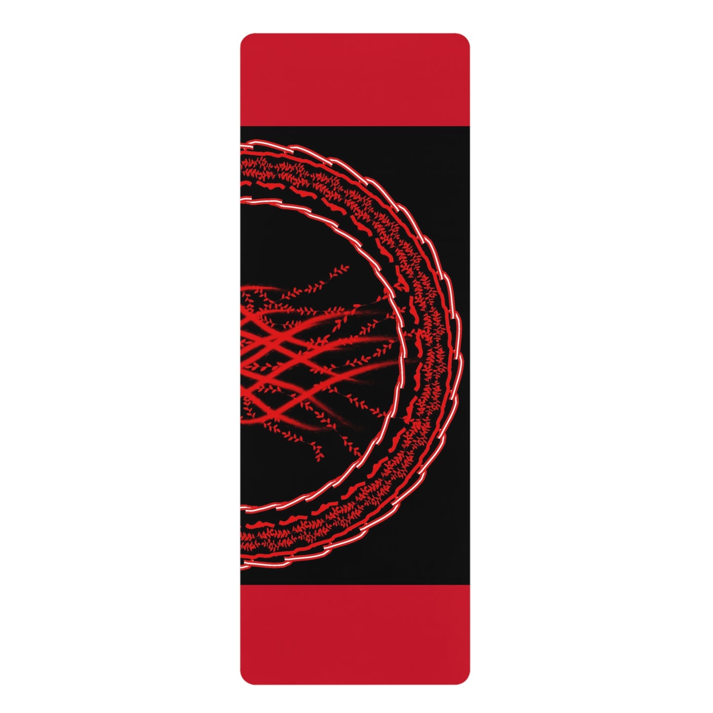 Mandala Pattern Rubber Yoga Mat | Non-Slip Exercise Mat for Yoga and Fitness