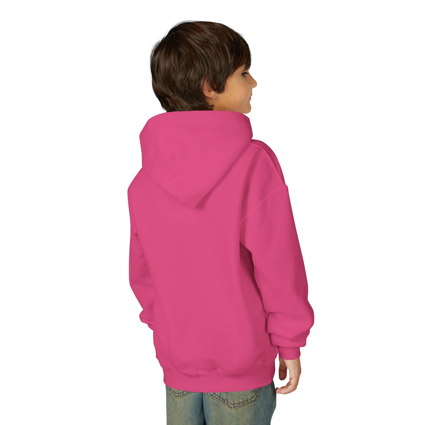 Youth Hooded Sweatshirt, Cozy Pullover for Kids, Ideal for Casual Wear, Perfect for Holidays, Gift for Birthdays, Comfortable Layering