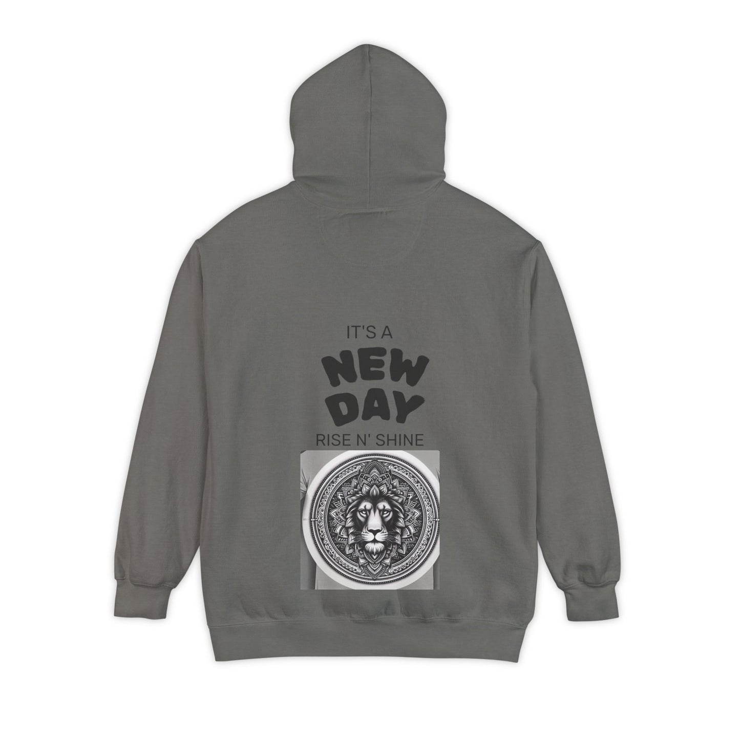 Monochrome Lion Design Hoodie, Cozy Unisex Hoodie, Gift for Him/Her, Stylish Casual Wear, Cool Streetwear