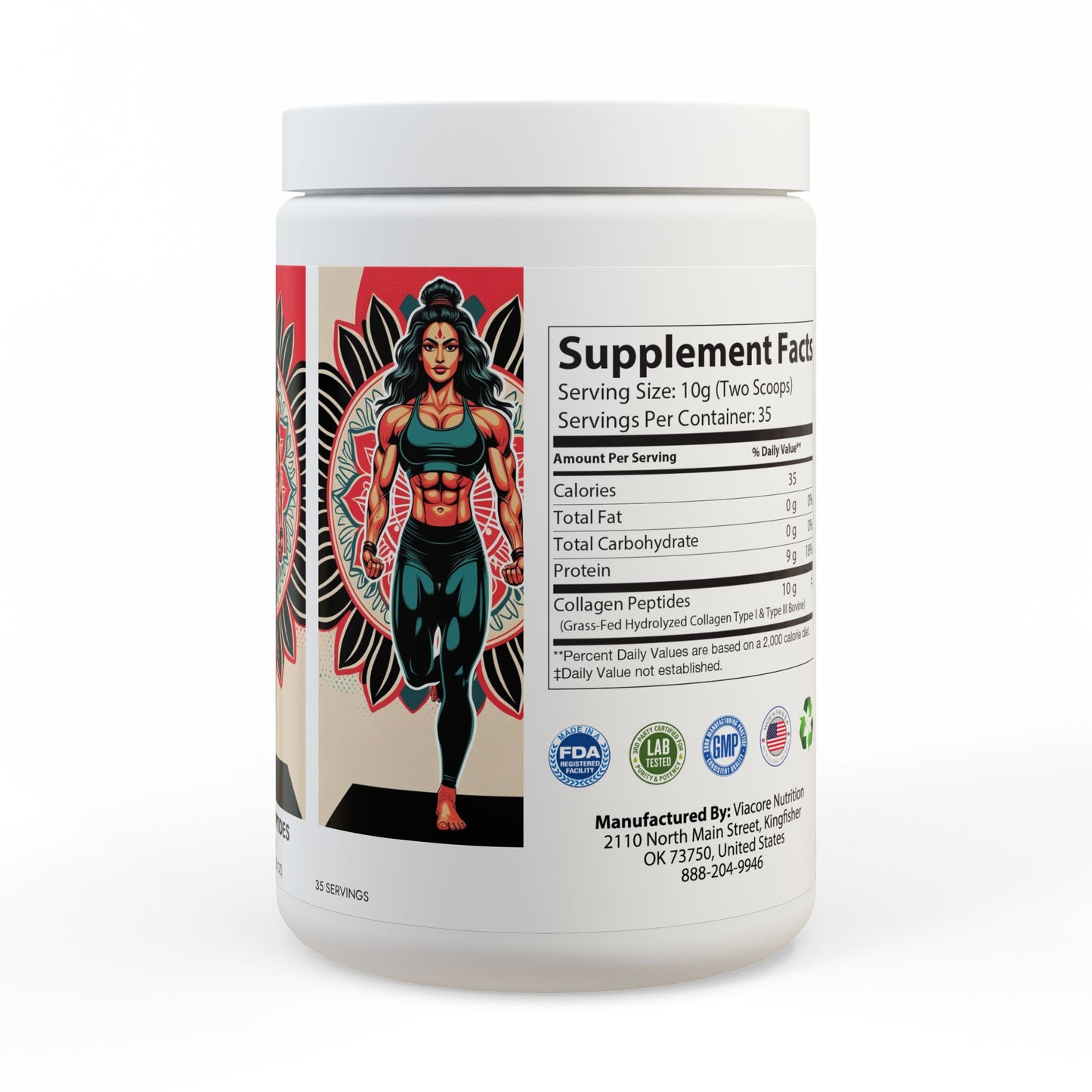 Collagen Peptides Type I & III Supplement (350g, 12.3oz)