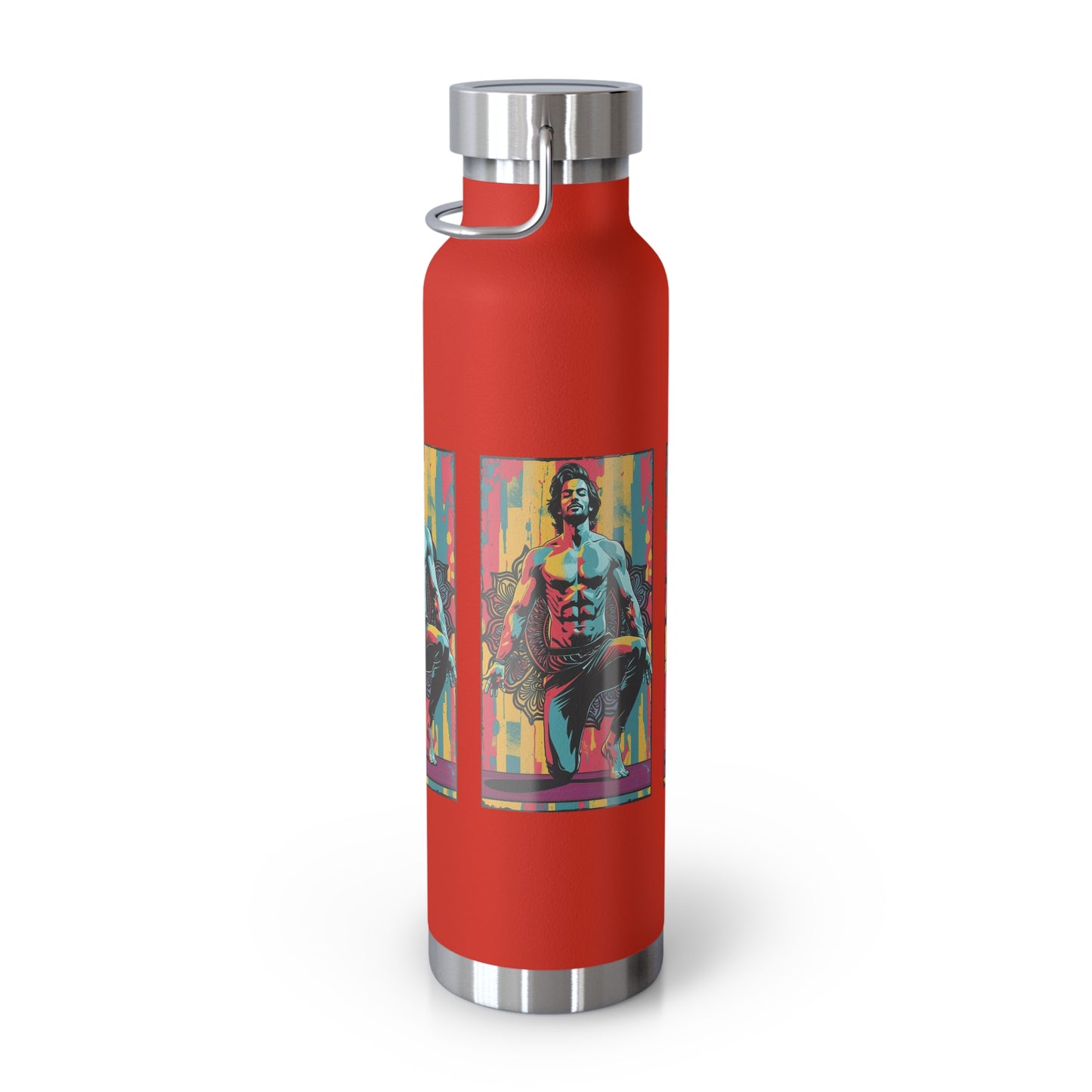 Colorful Insulated Water Bottle - 22oz - Perfect for Fitness, Travel, Hydration, Gifts & Eco-Conscious Living