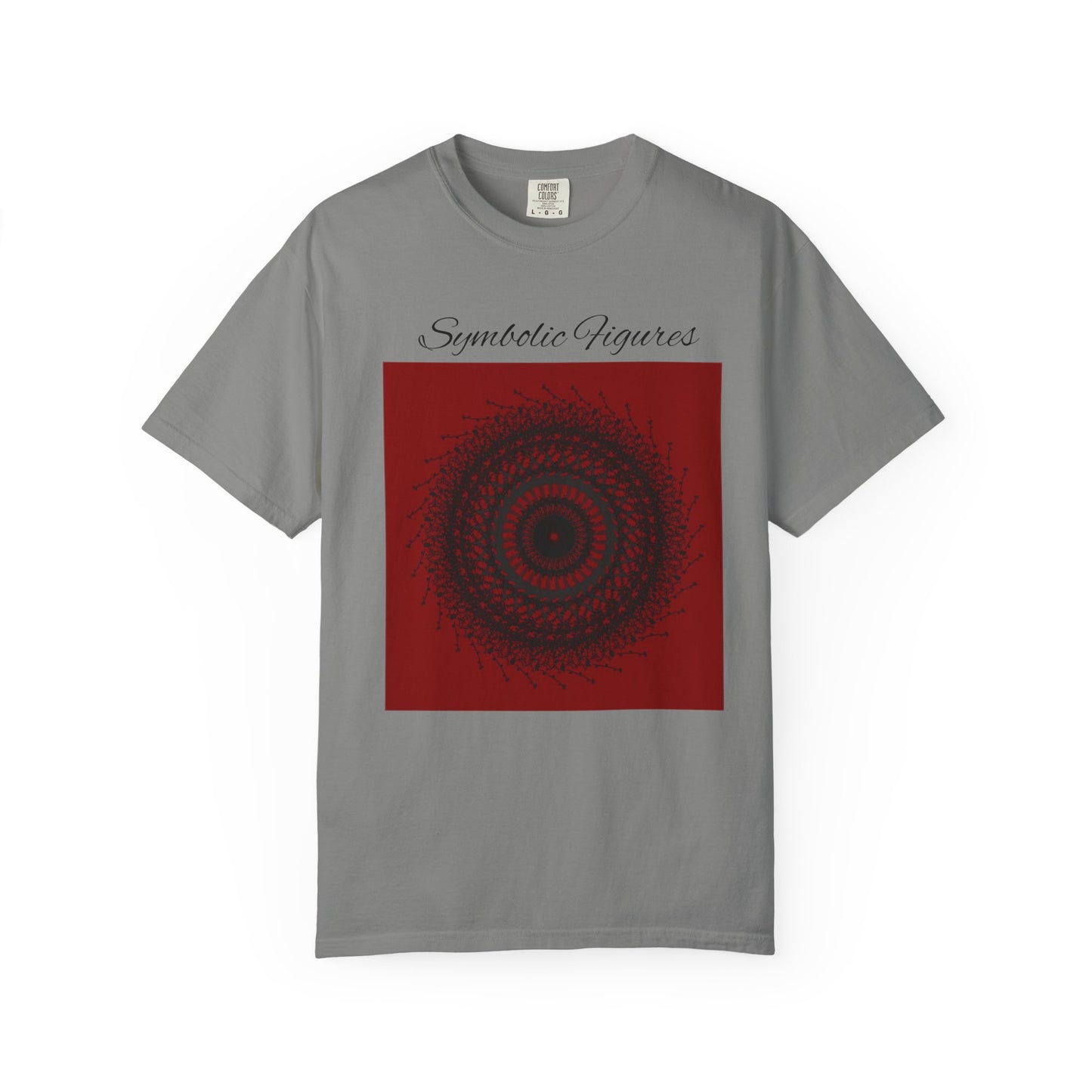 Symbolic Figures Unisex Garment-Dyed T-Shirt - Bohemian Style for Art Lovers