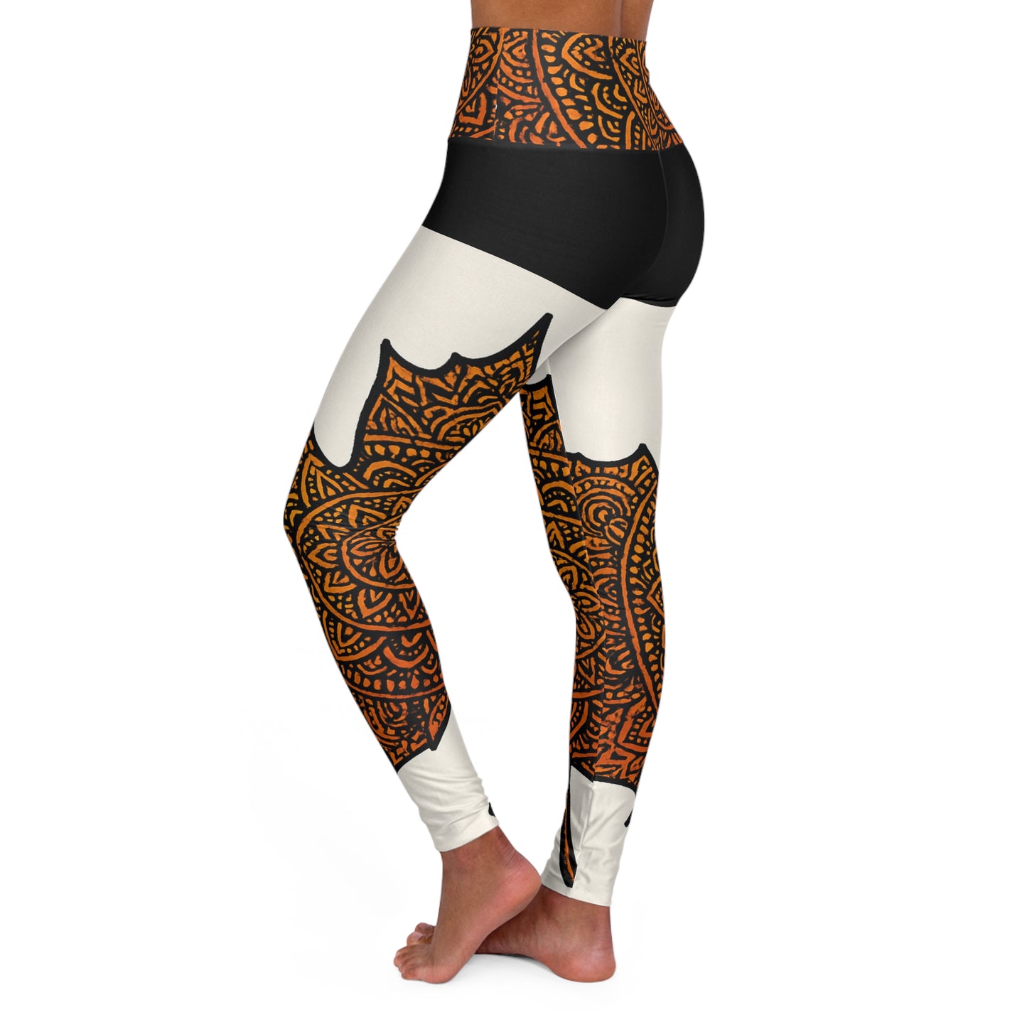High Waisted Yoga Leggings (AOP)