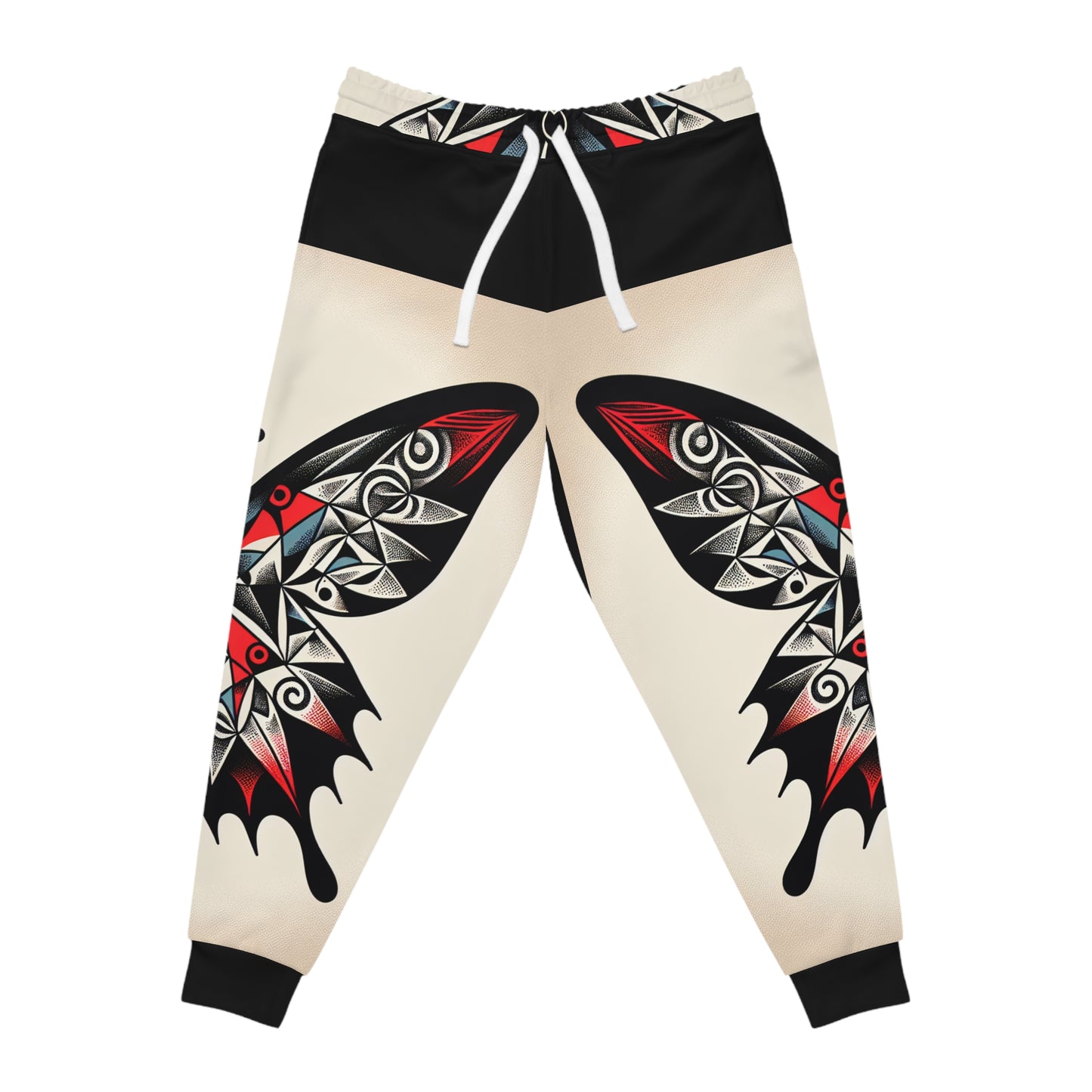Stylish Butterfly Athletic Joggers, Fitness Wear, Workout Pants, Casual Joggers, Gift for Active Lifestyle