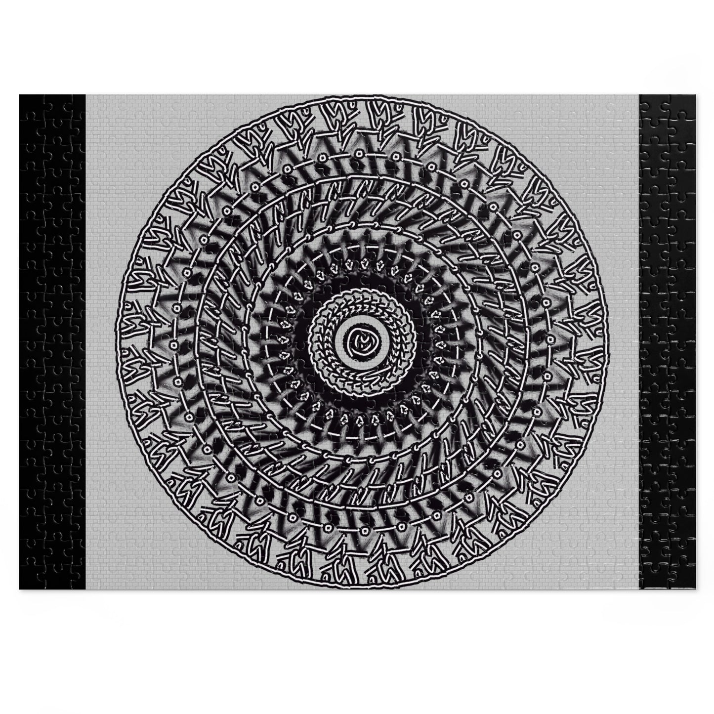 Jigsaw Puzzle with Tin