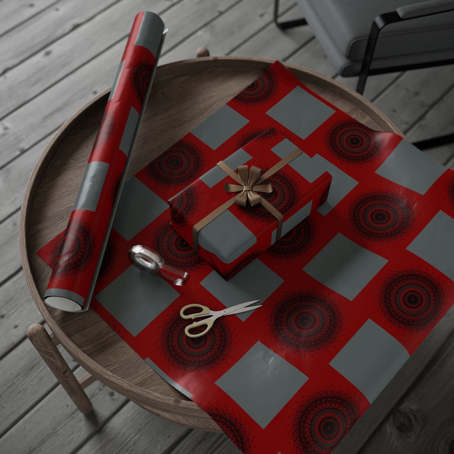 Geometric Pattern Wrapping Paper for Holidays & Celebrations