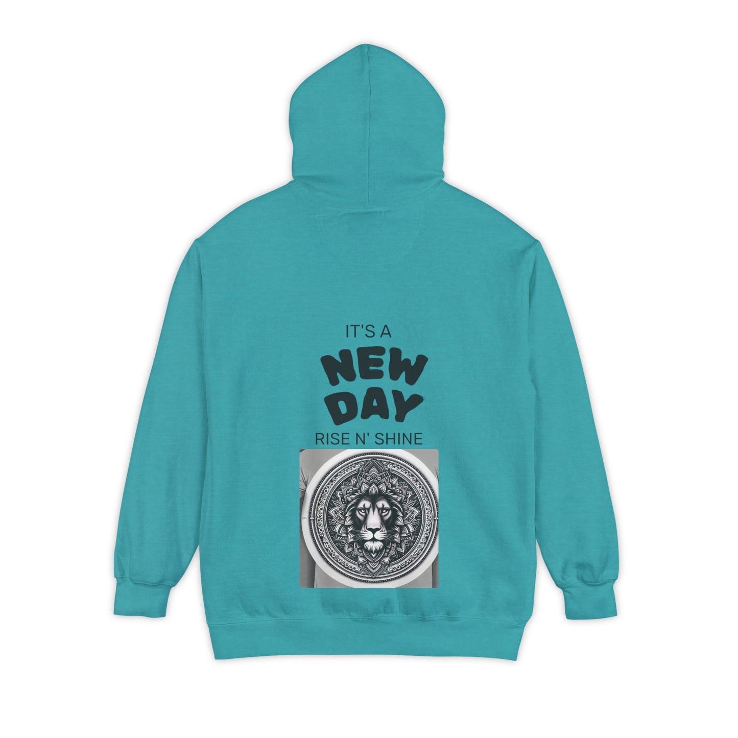 Monochrome Lion Design Hoodie, Cozy Unisex Hoodie, Gift for Him/Her, Stylish Casual Wear, Cool Streetwear