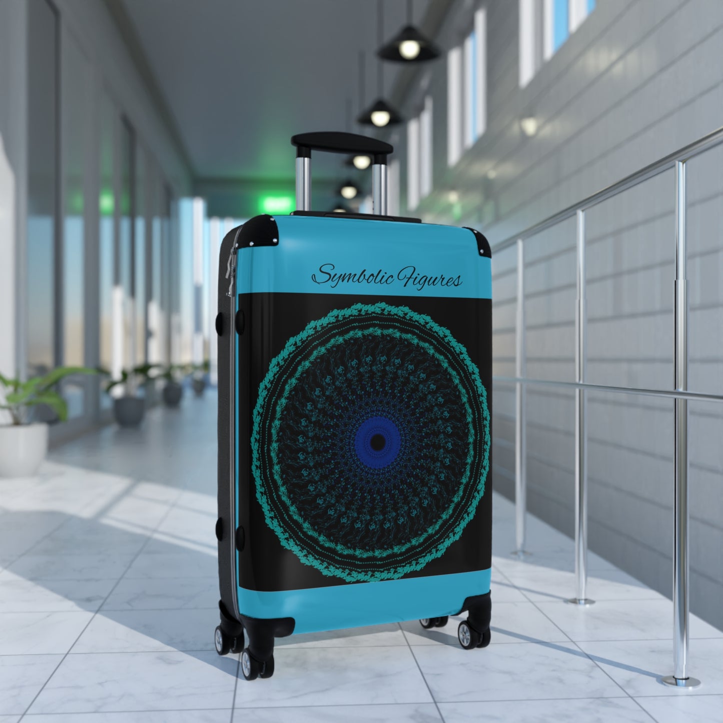 Stylish Travel Suitcase - Mandala Design, Luggage, Travel Accessories, Gift for Travelers, Unique Carry-On