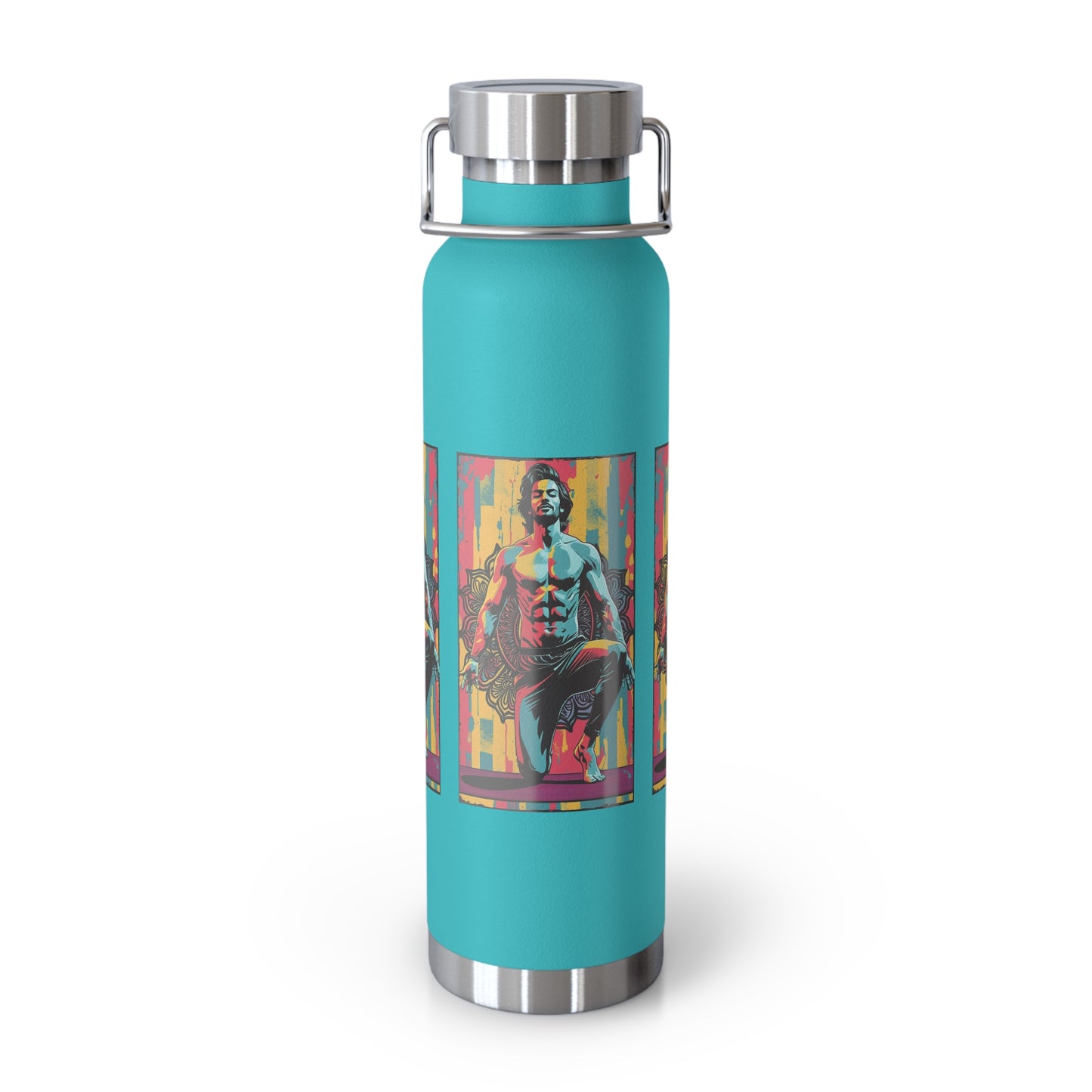 Colorful Insulated Water Bottle - 22oz - Perfect for Fitness, Travel, Hydration, Gifts & Eco-Conscious Living