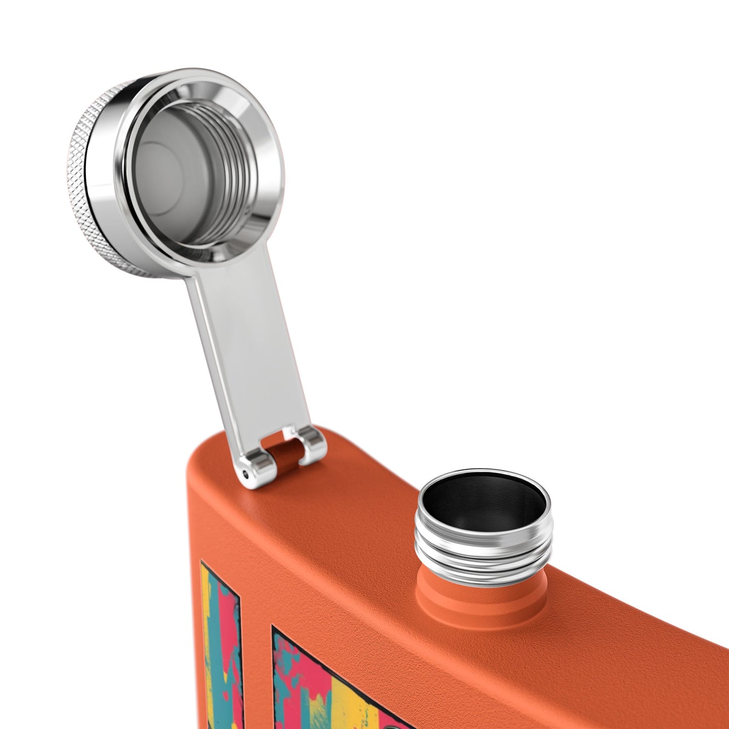 Colorful Yoga Stainless Steel Flask - Perfect for Meditation, Travel, Gifts, Outdoor Adventures, or Celebrations